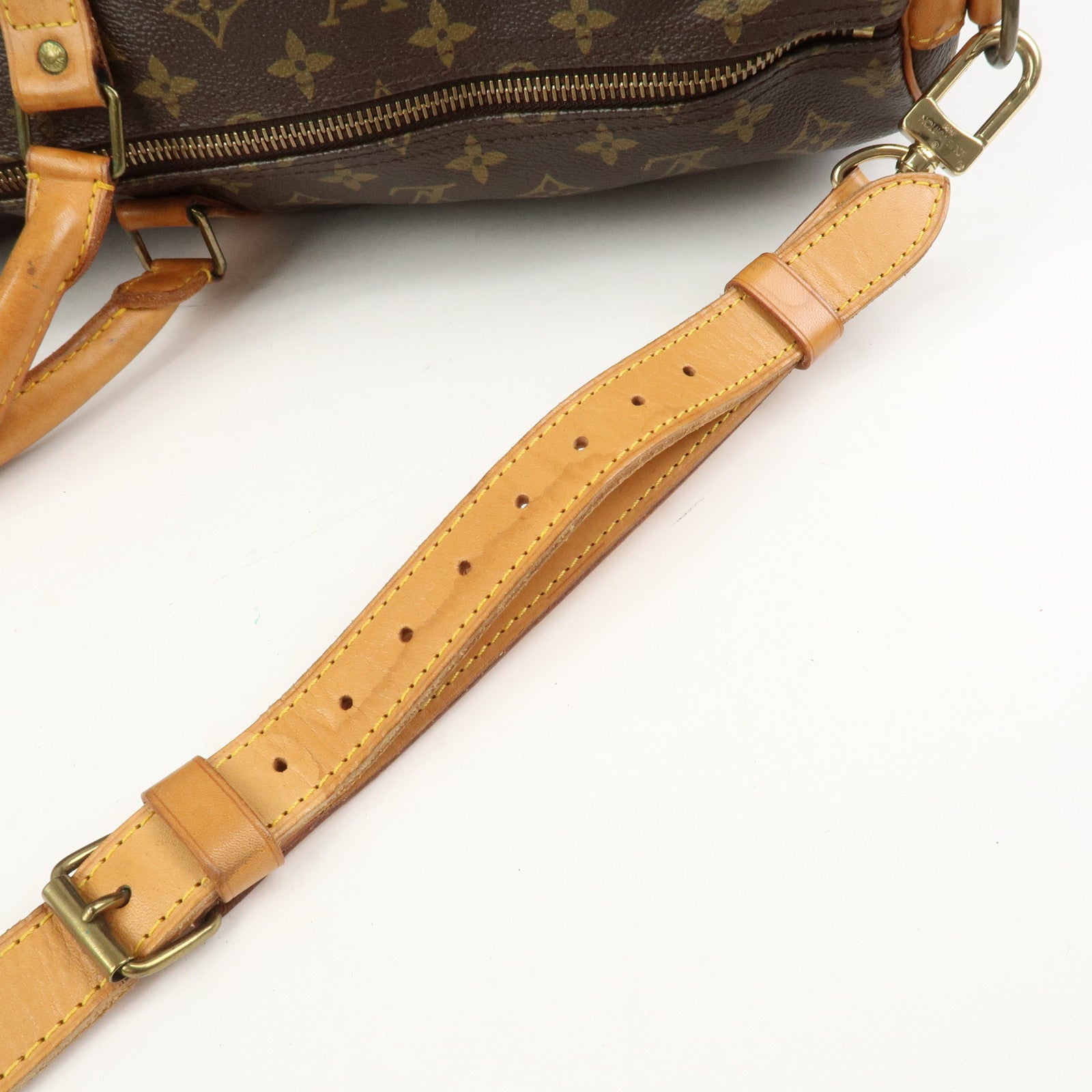 Louis Vuitton Monogram Keep All Bandouliere 60 Boston Bag M41412