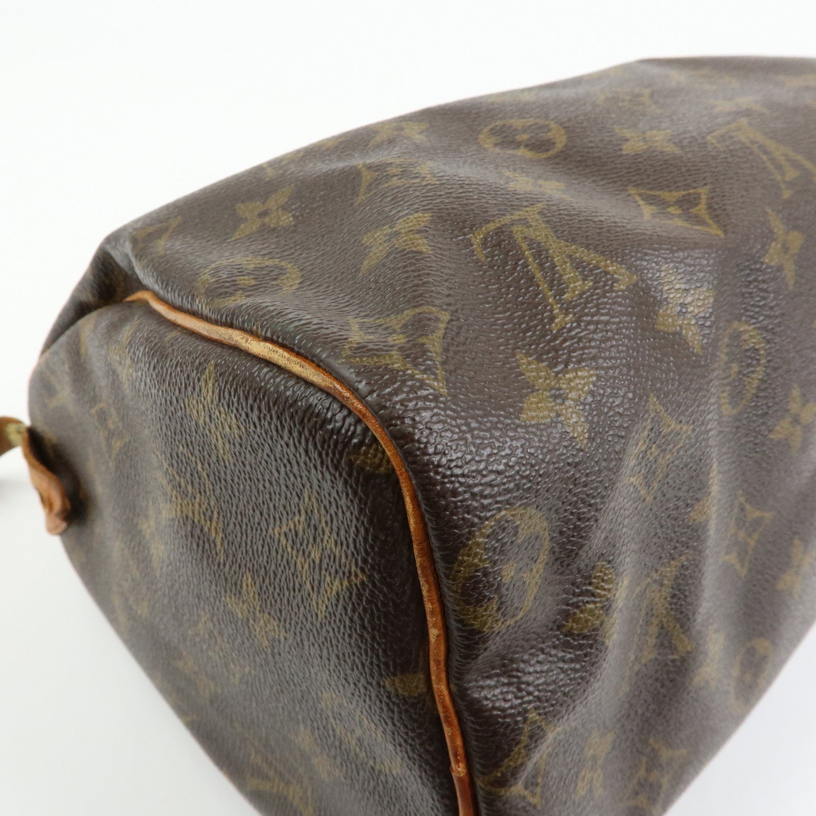 Louis Vuitton Monogram Speedy 25 Boston Bag Hand Bag Brown M41528