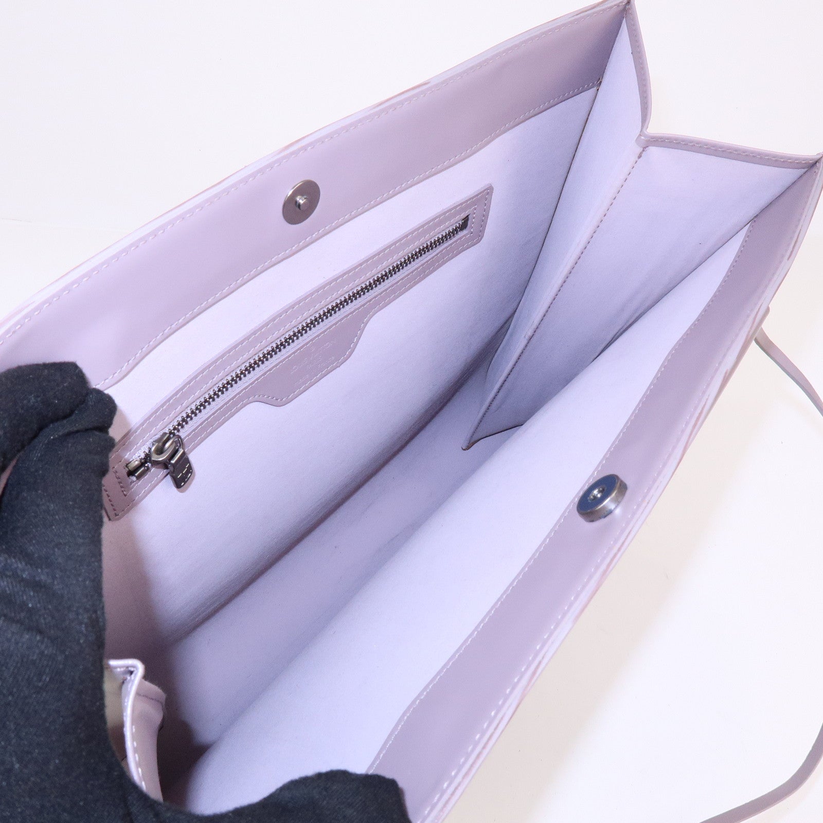 Louis Vuitton Epi Leather Croisette PM Shoulder Bag Lilac M5249B