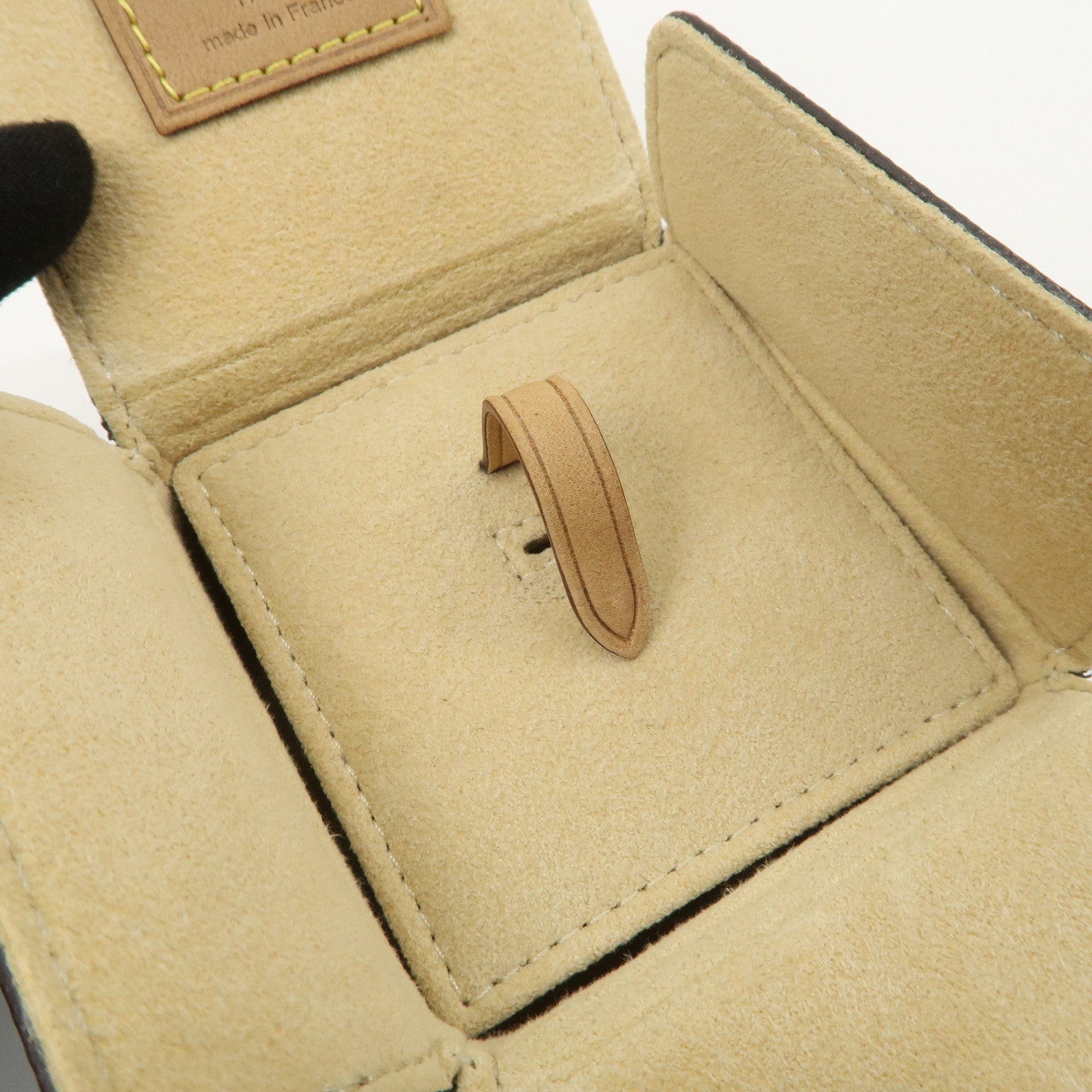 Louis Vuitton Monogram Canvas Jewelry Case Jewelry Box Brown