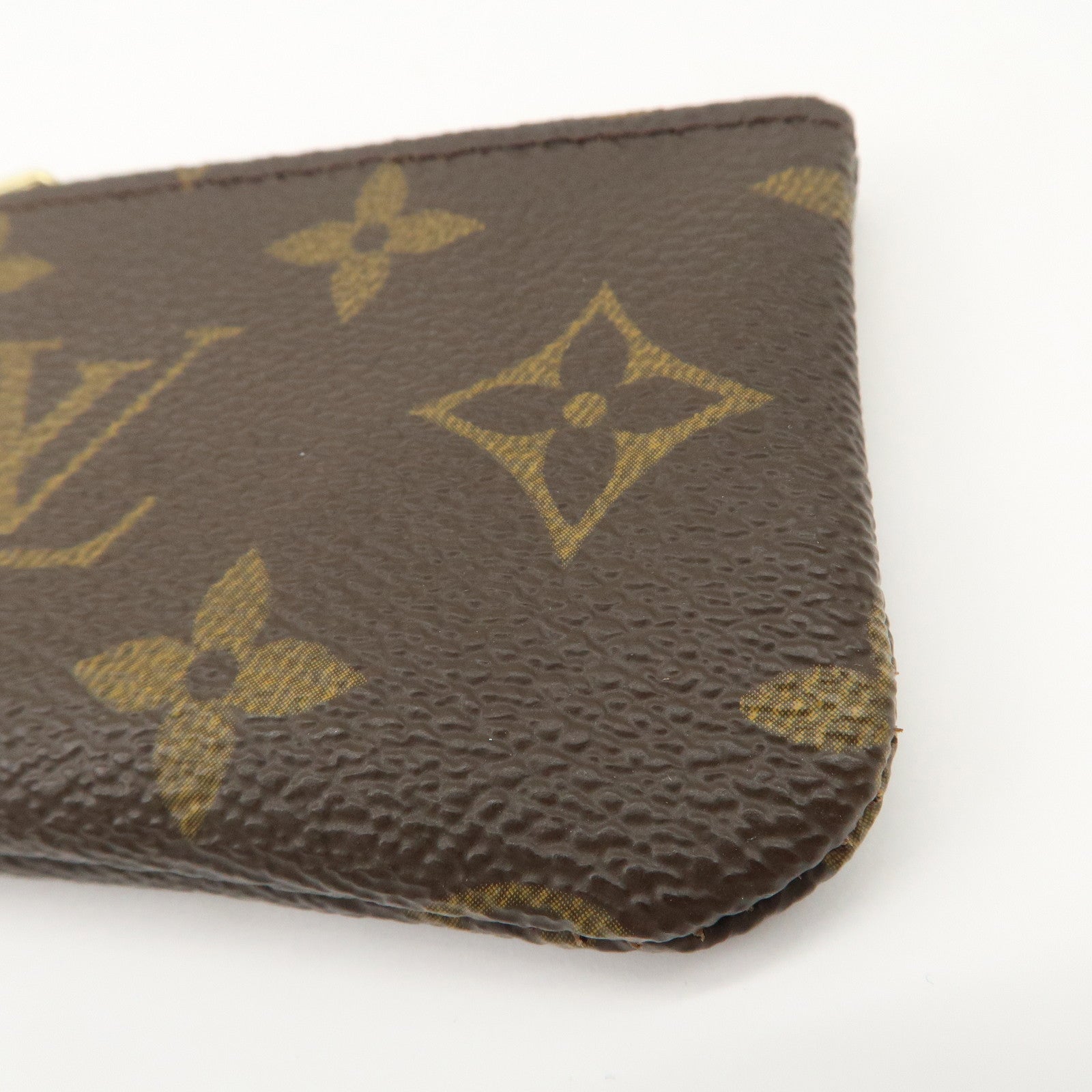 Louis Vuitton Monogram Canvas Pochette Cles Coin Case Brown M62650