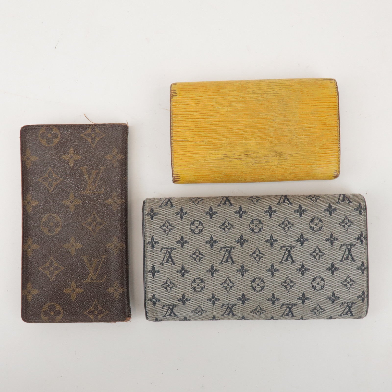 Louis Vuitton Monogram Epi Set of 3 Wallet M60825/M63509/M92242