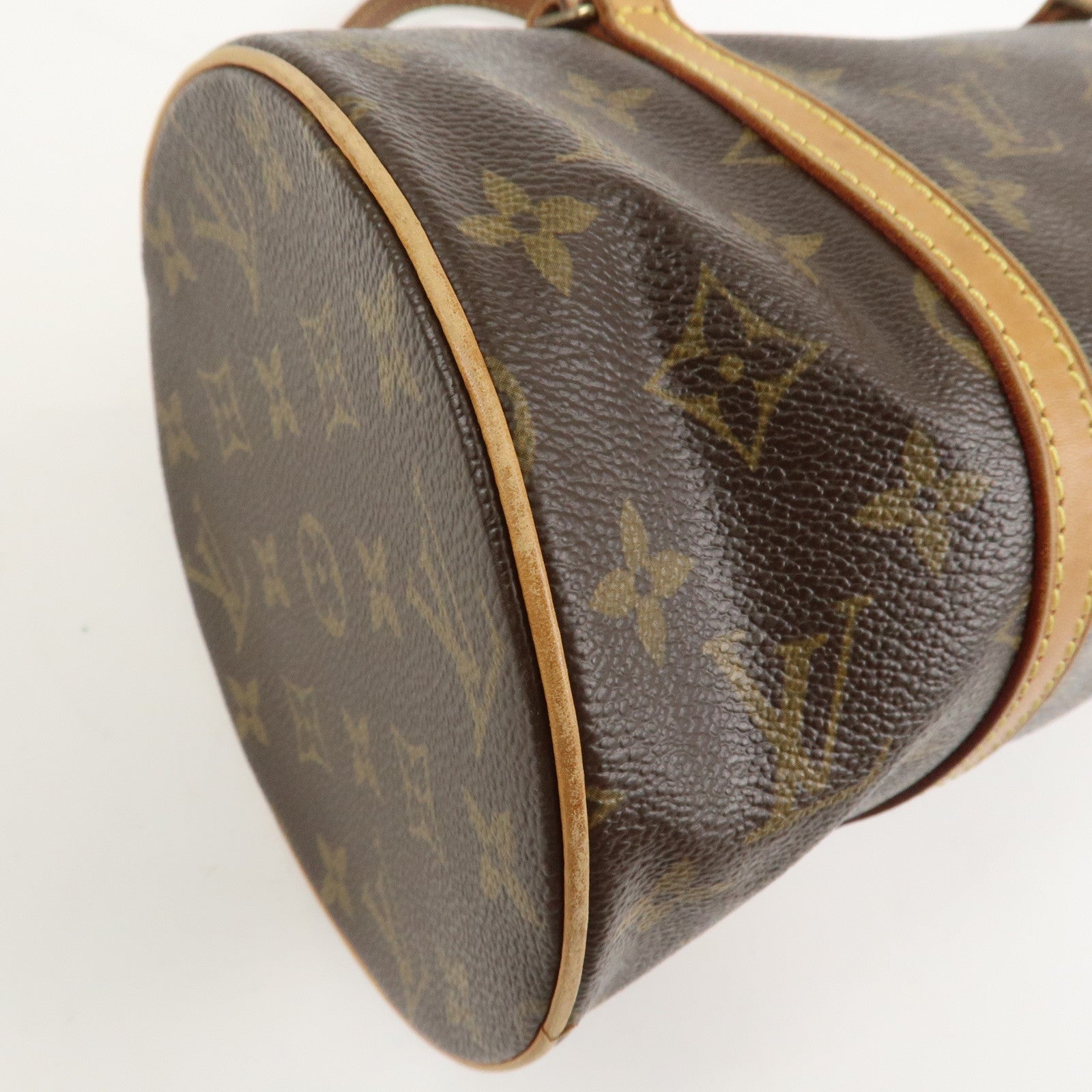 Louis Vuitton Monogram Papillon 30 Hand Bag New Style Brown M51385