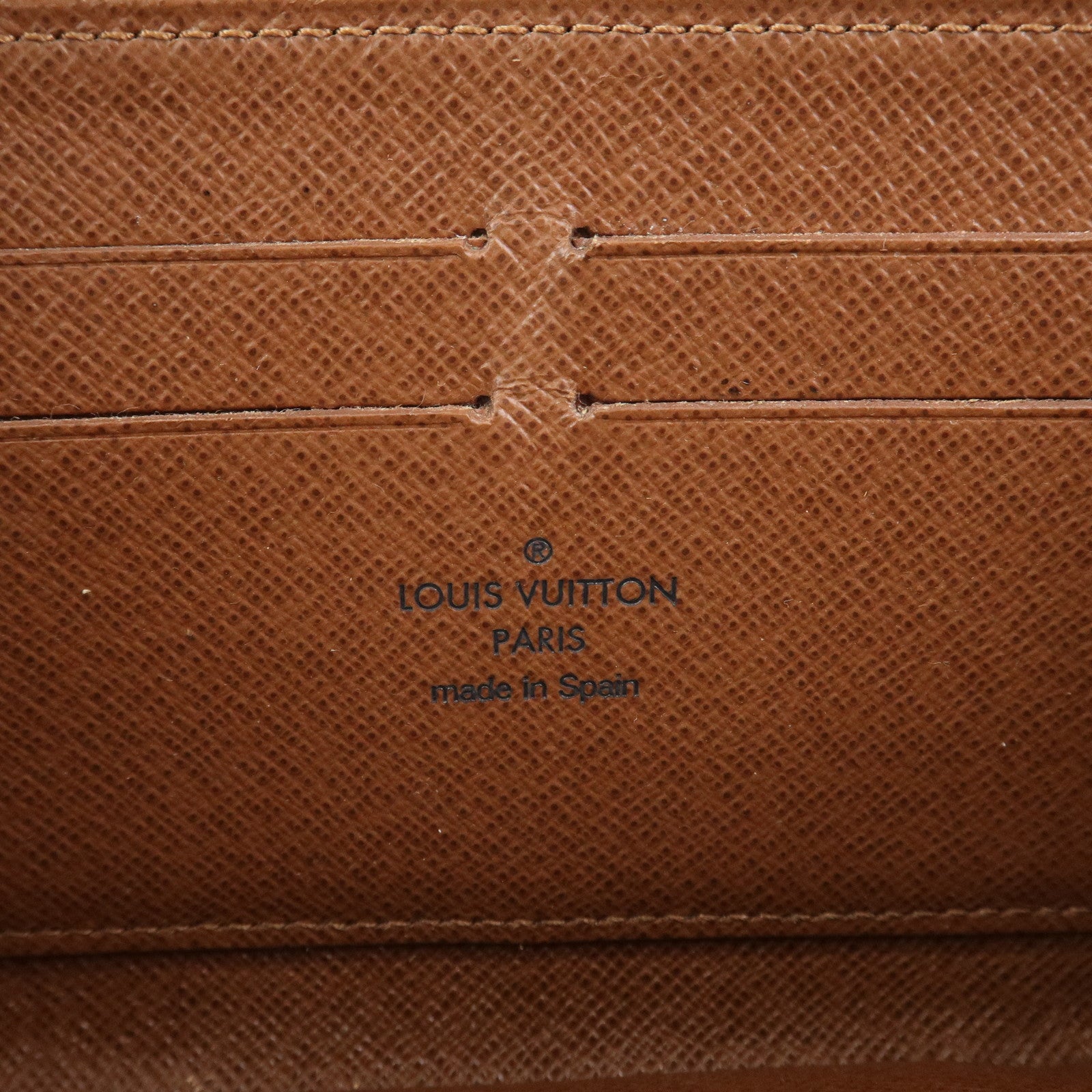 Louis Vuitton Monogram Canvas Zippy Long Wallet Brown M60017