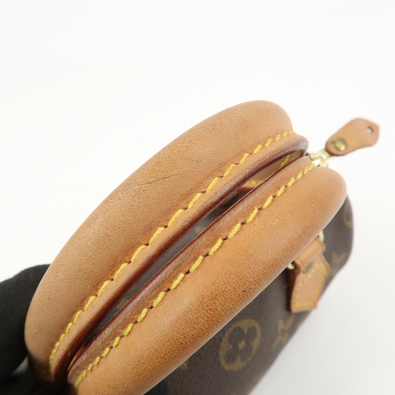 Louis Vuitton Monogram Mini Speedy Hand Bag Brown M41534