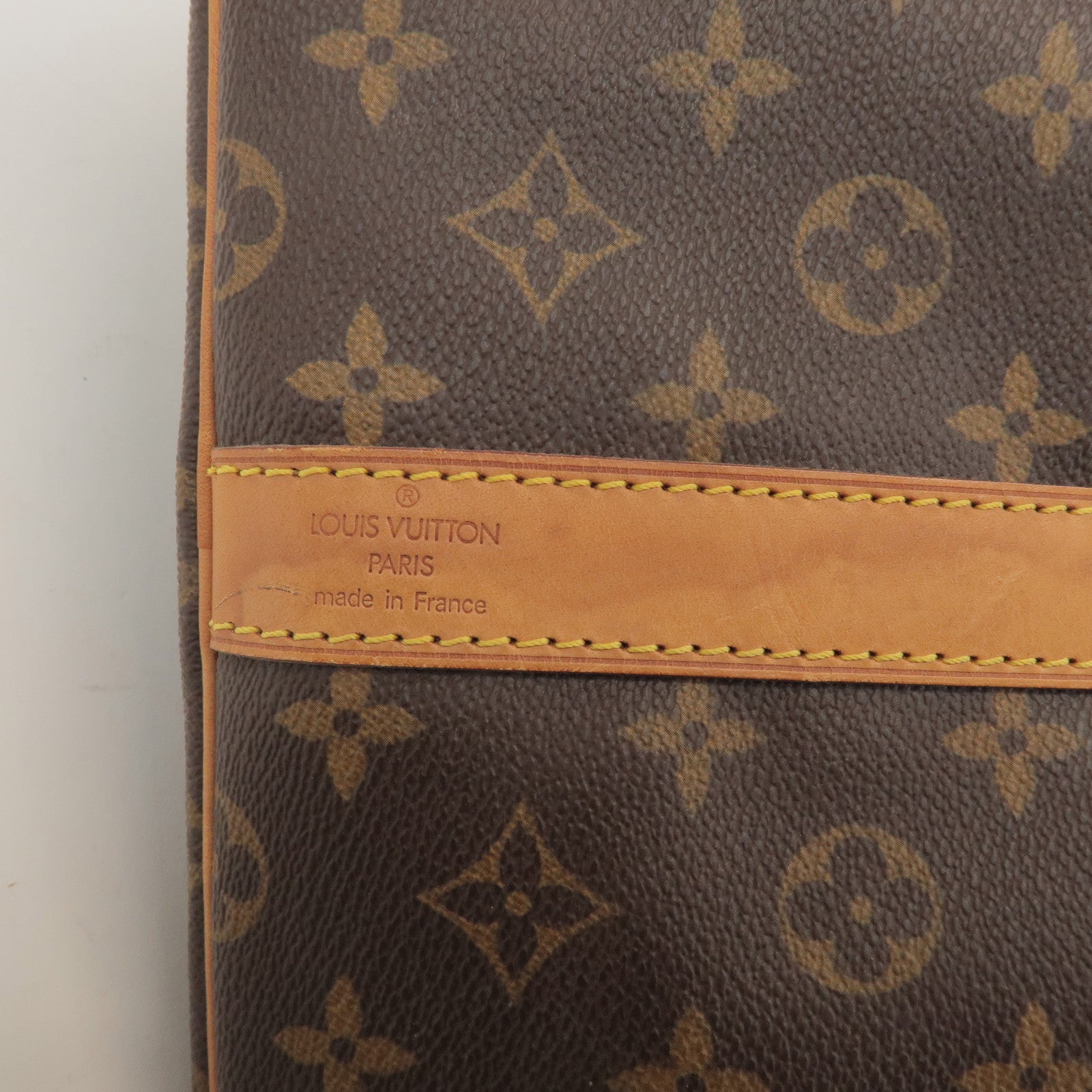 Louis Vuitton Monogram Keep All Bandouliere 55 Boston Bag M41414