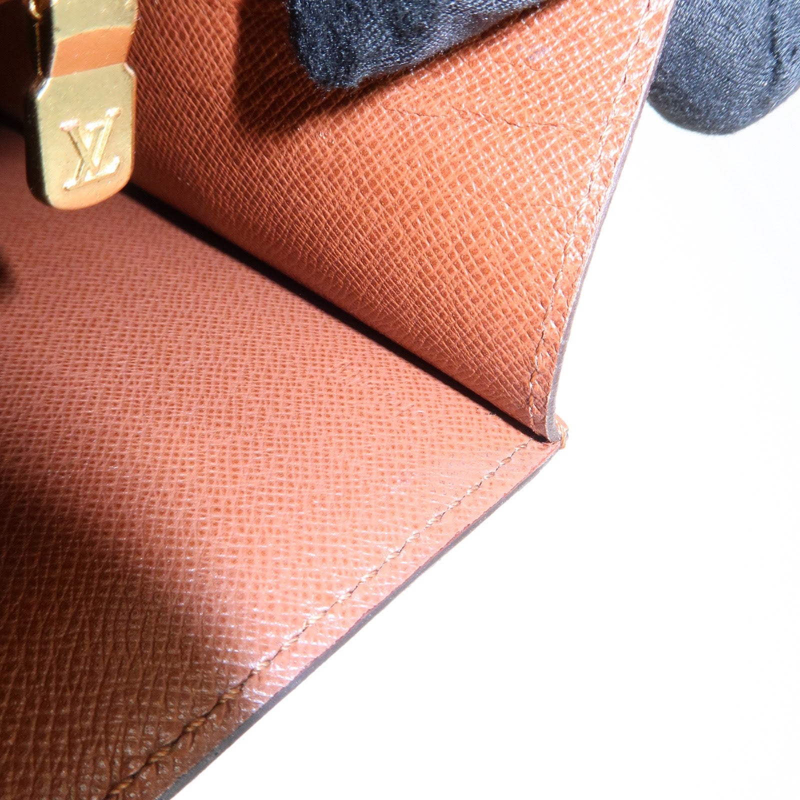 Louis Vuitton Monogram Canvas Malesherbes Hand Bag Brown M51379 Used