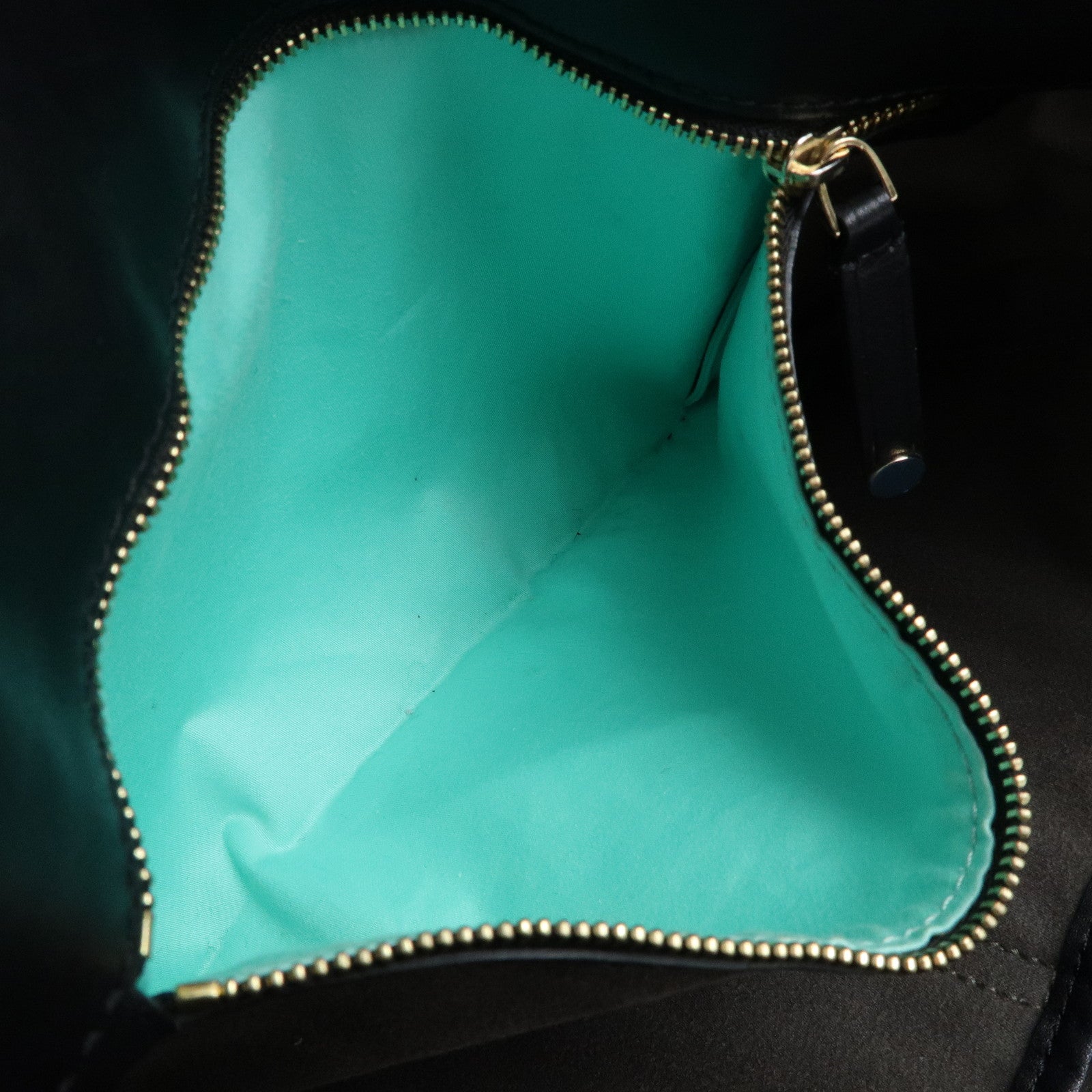 Tiffany & Co Logo Leather Shoulder Bag Crossbody Bag Black