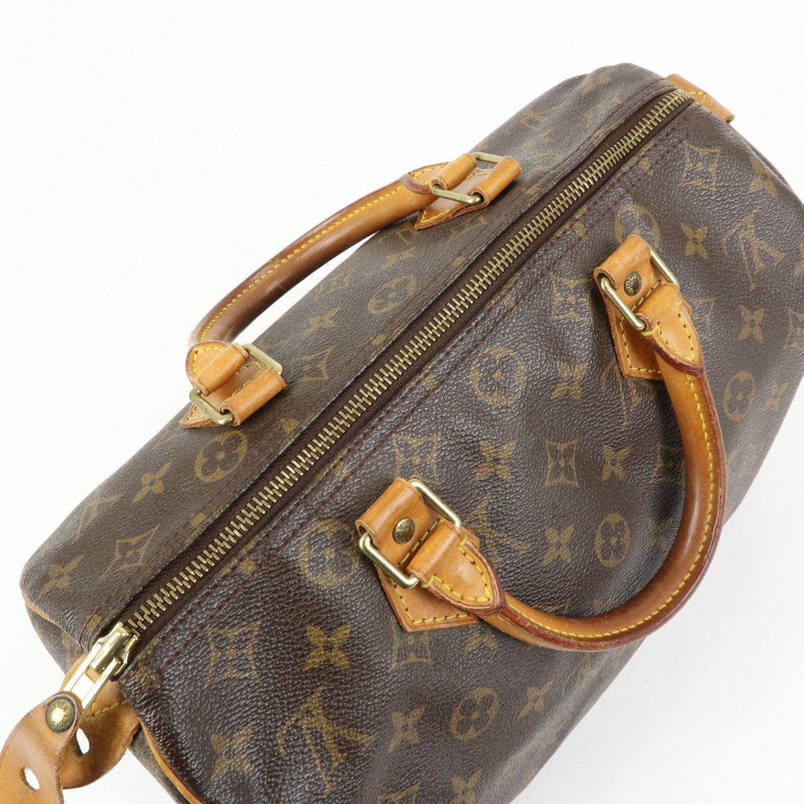 Louis Vuitton Monogram Speedy 30 Boston Bag Hand Bag Brown M41526