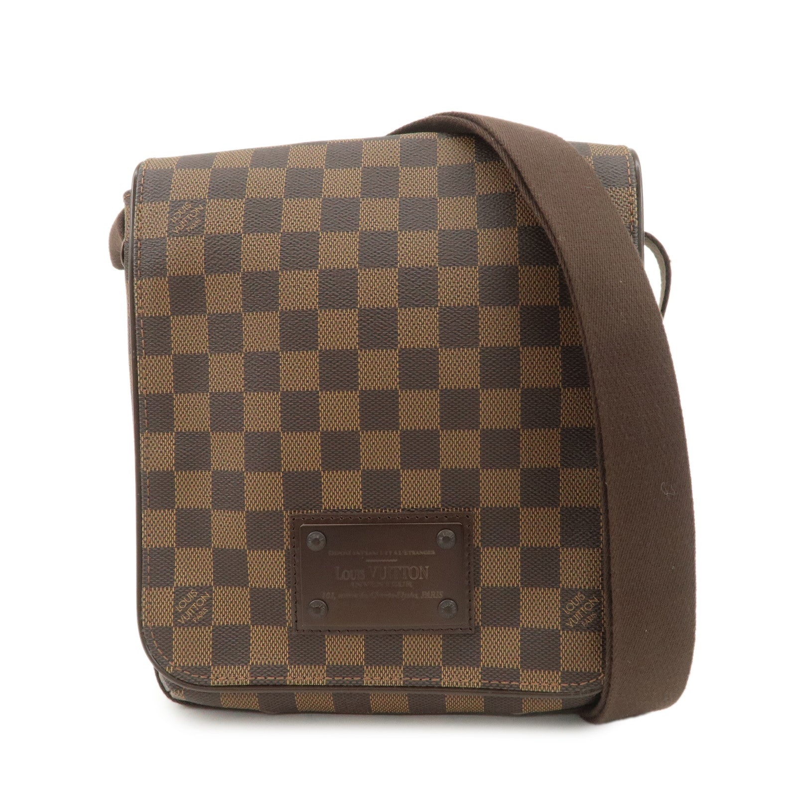 Louis Vuitton Damier Ebene Brooklyn PM Shoulder Bag N51210