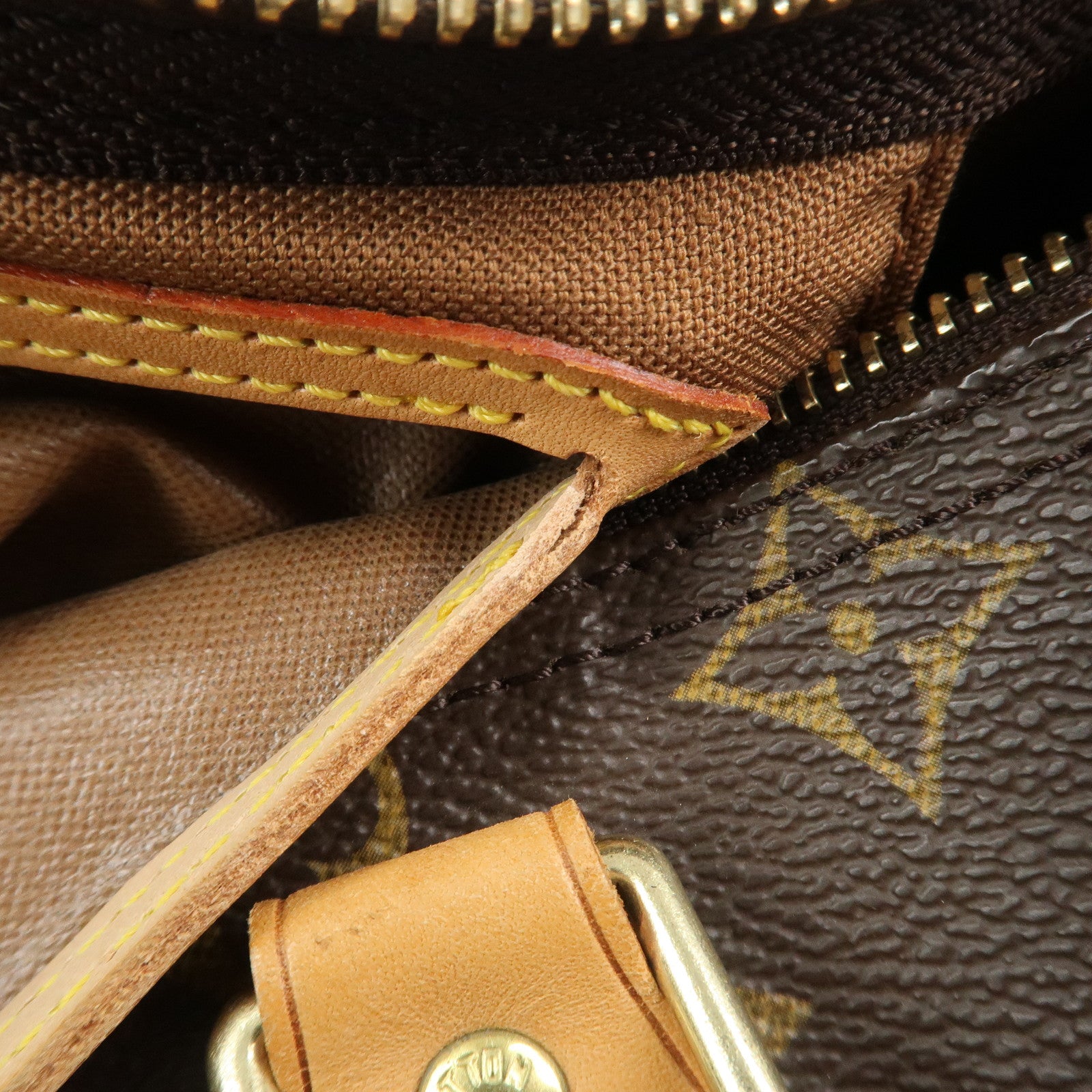 Louis Vuitton Monogram Speedy 25 Boston Bag Hand Bag Brown M41528