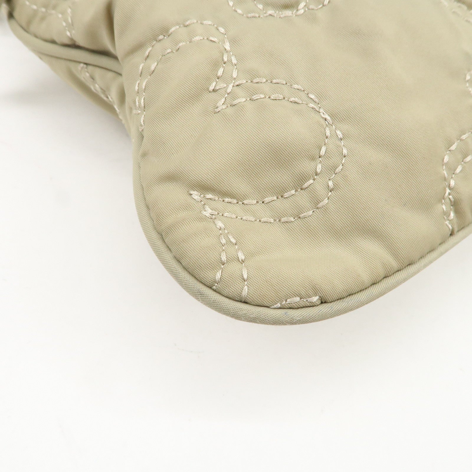 ANTEPRIMA Logo Nylon 2Way Bag Hand Bag Shoulder Bag Khaki