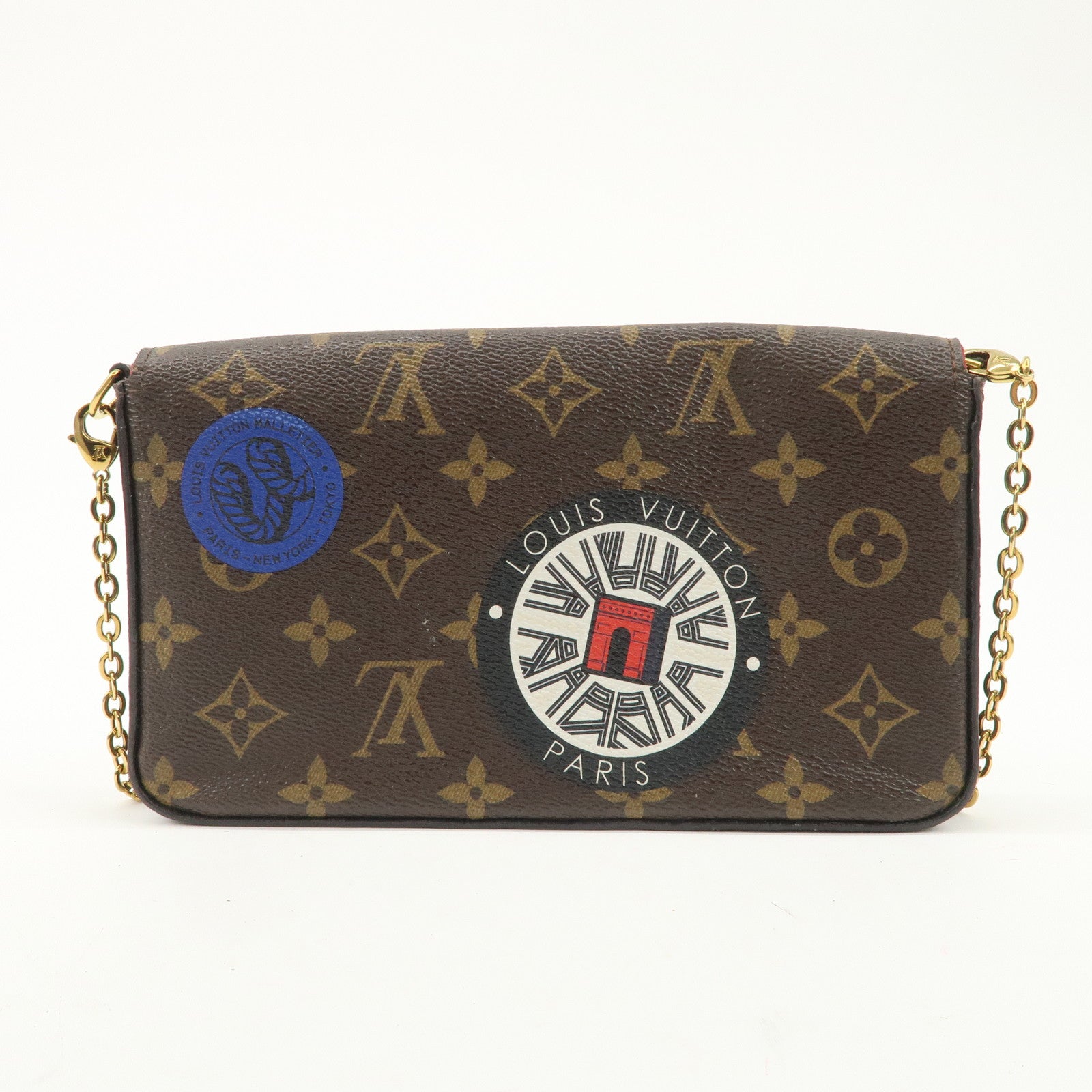 Louis Vuitton Monogram Pochette Felicie My World Tour Brown M62145