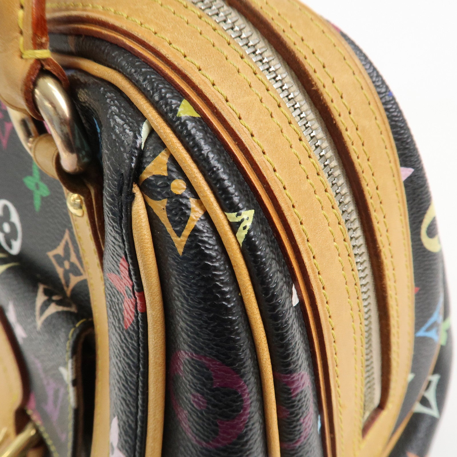 Louis Vuitton Monogram Multicolor Priscilla Hand Bag Noir M40097