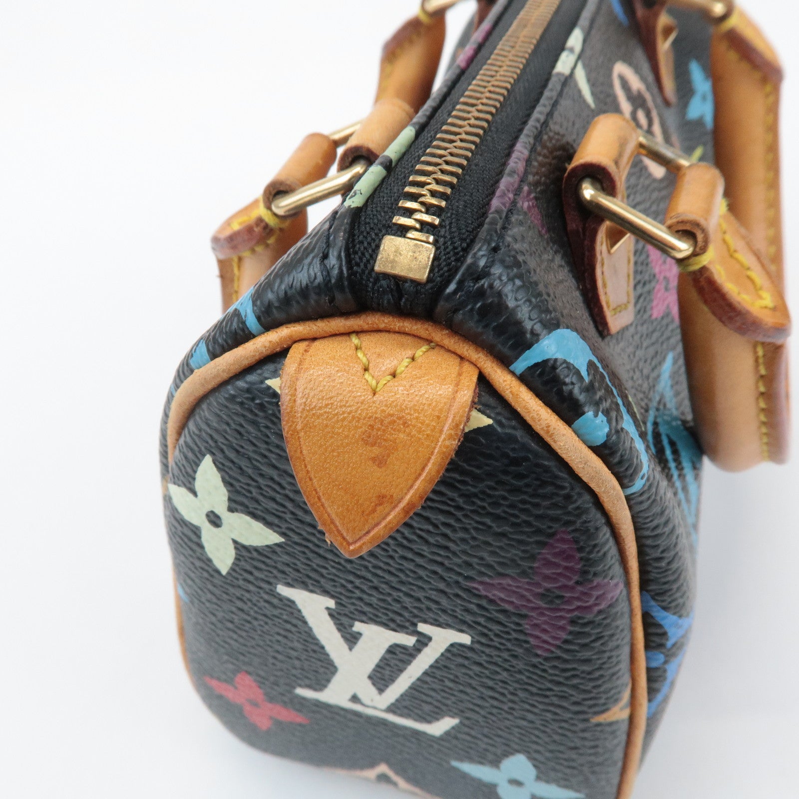 Louis Vuitton Monogram Multicolor Mini Speedy Mini Bag Noir M92644