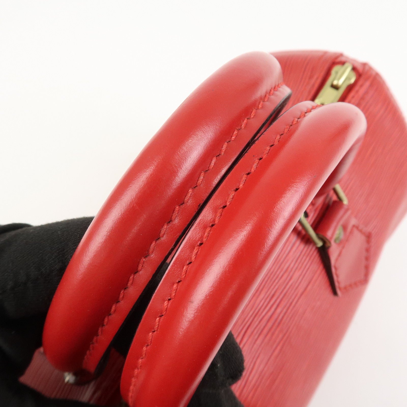 Louis Vuitton Epi Speedy 25 Hand Bag Castilian Red M43017