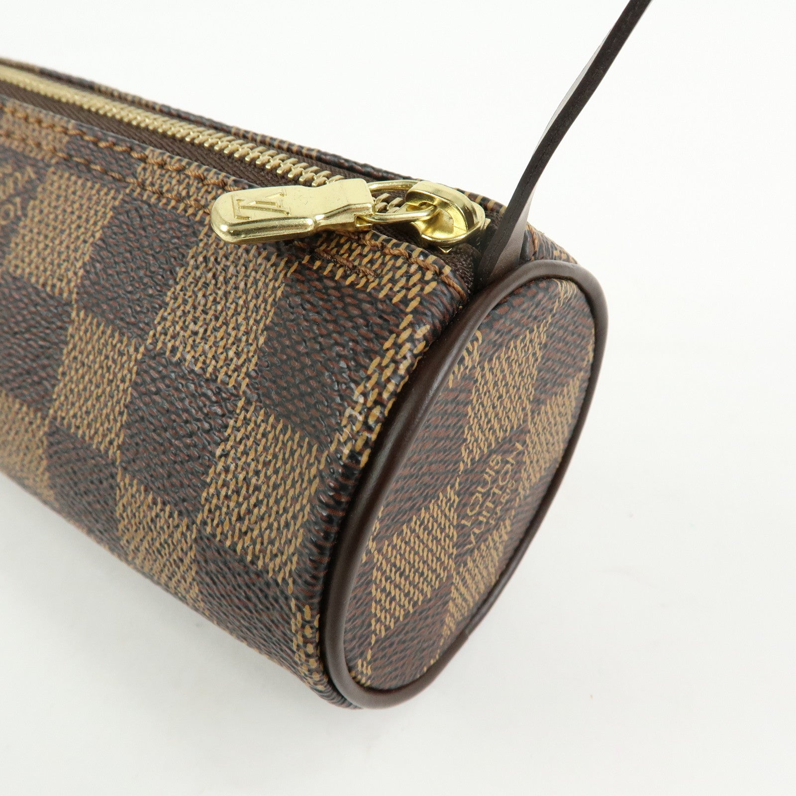 Louis Vuitton Damier Ebene Mini Pouch for Papillon Bag Brown