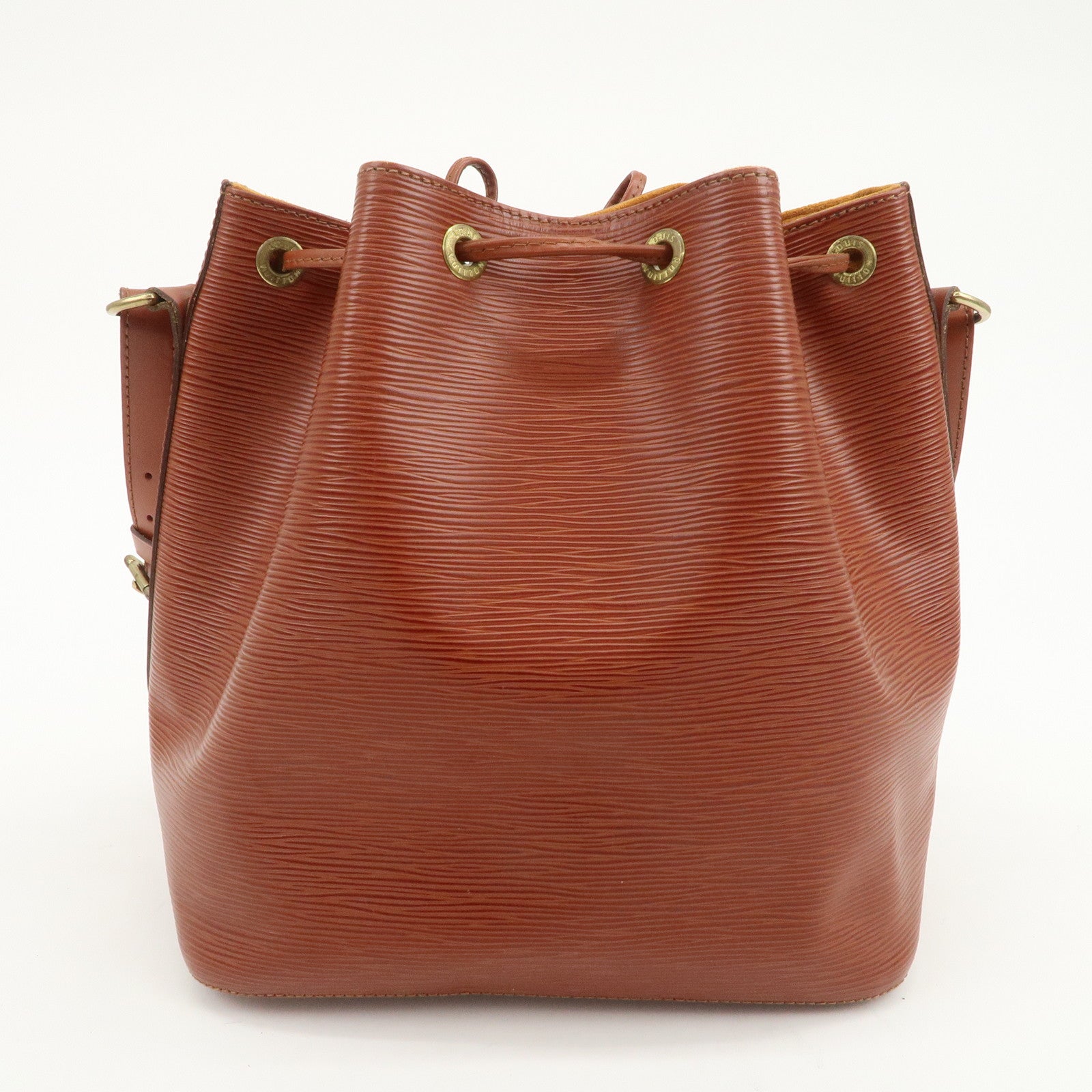 Louis Vuitton Epi Petit Noe Shoulder Bag Kenya Brown M44103