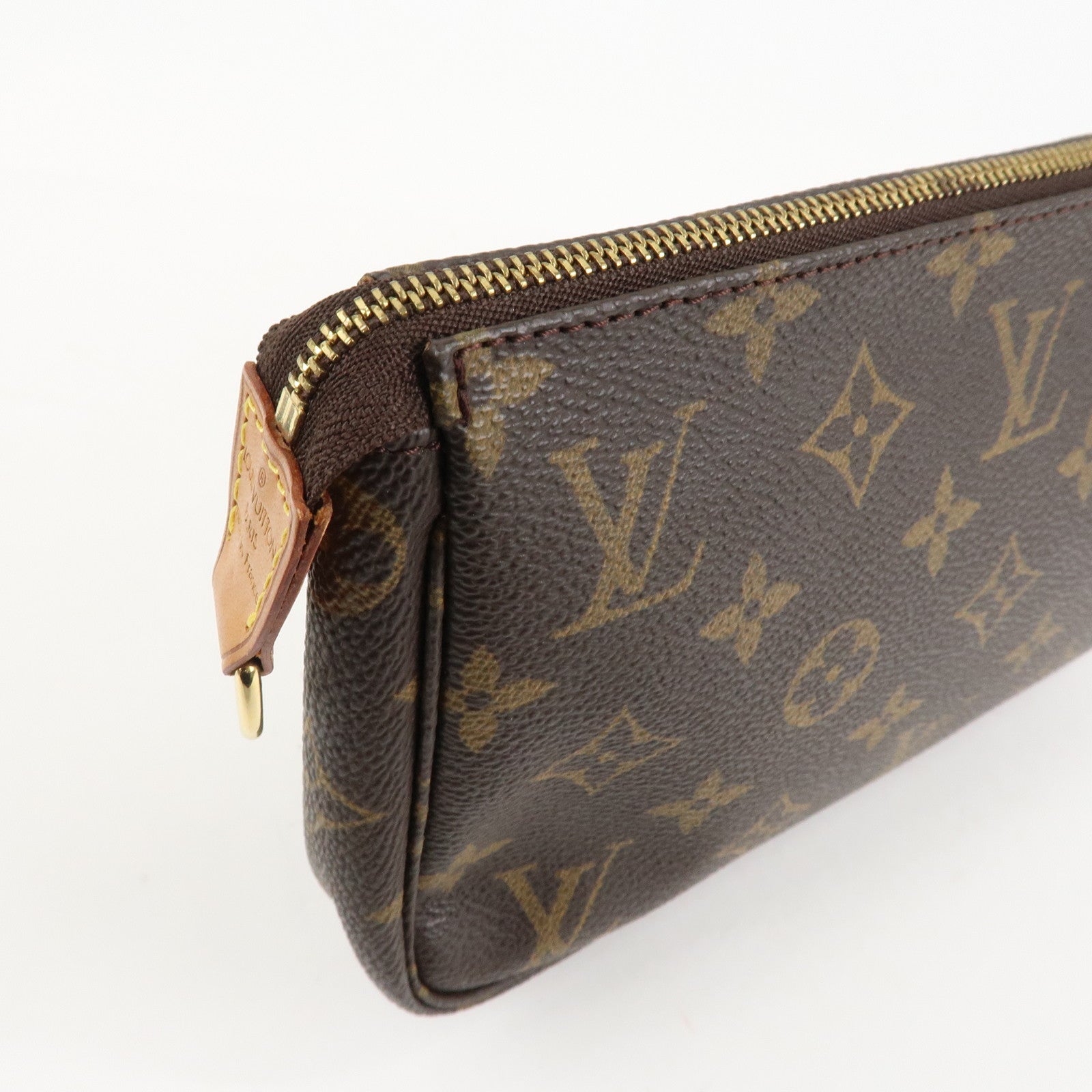 Louis Vuitton Monogram Pochette Accessoires Pouch Brown M51980 Used