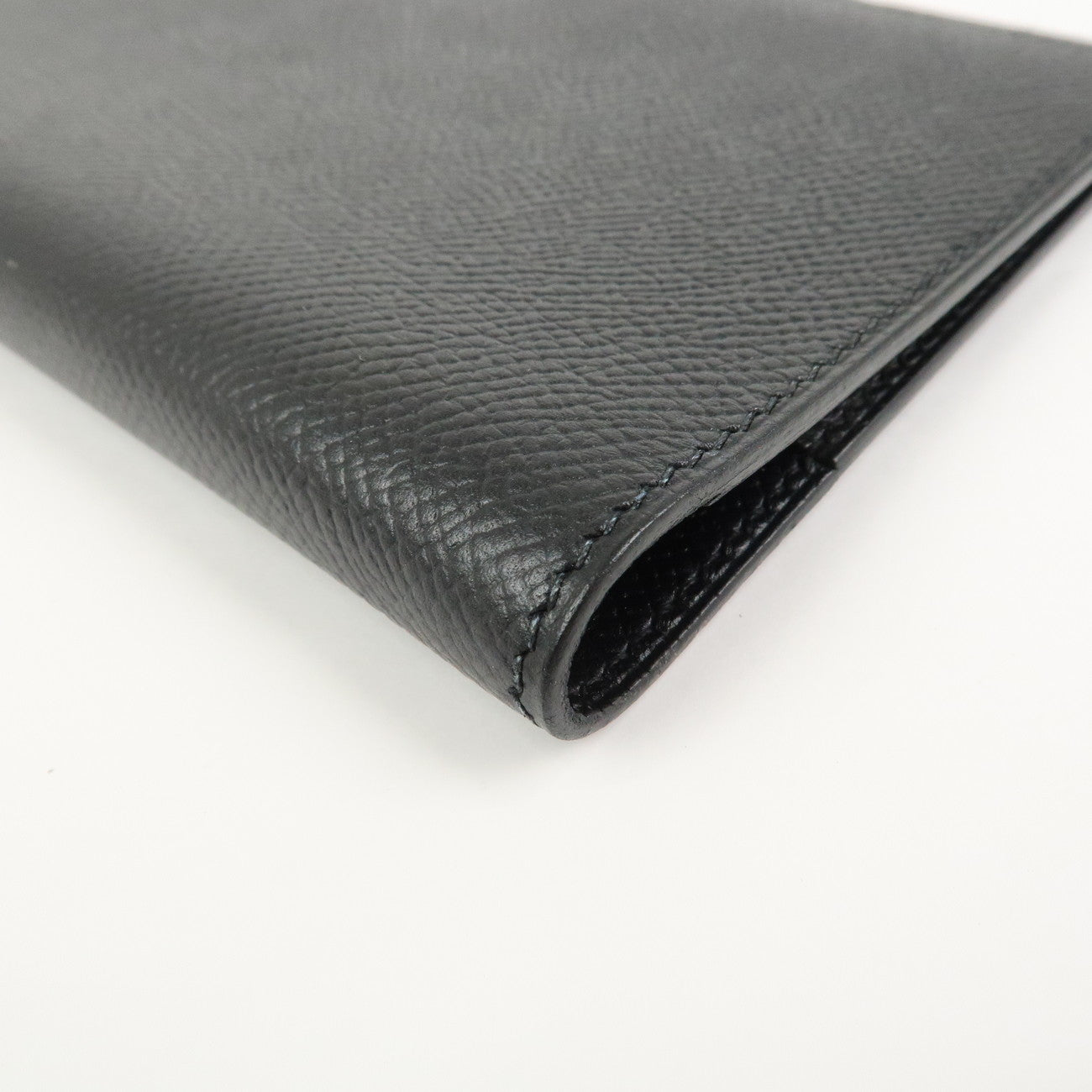 HERMES Epsom Leather Vision Agenda Planner Cover □B Stamped Black