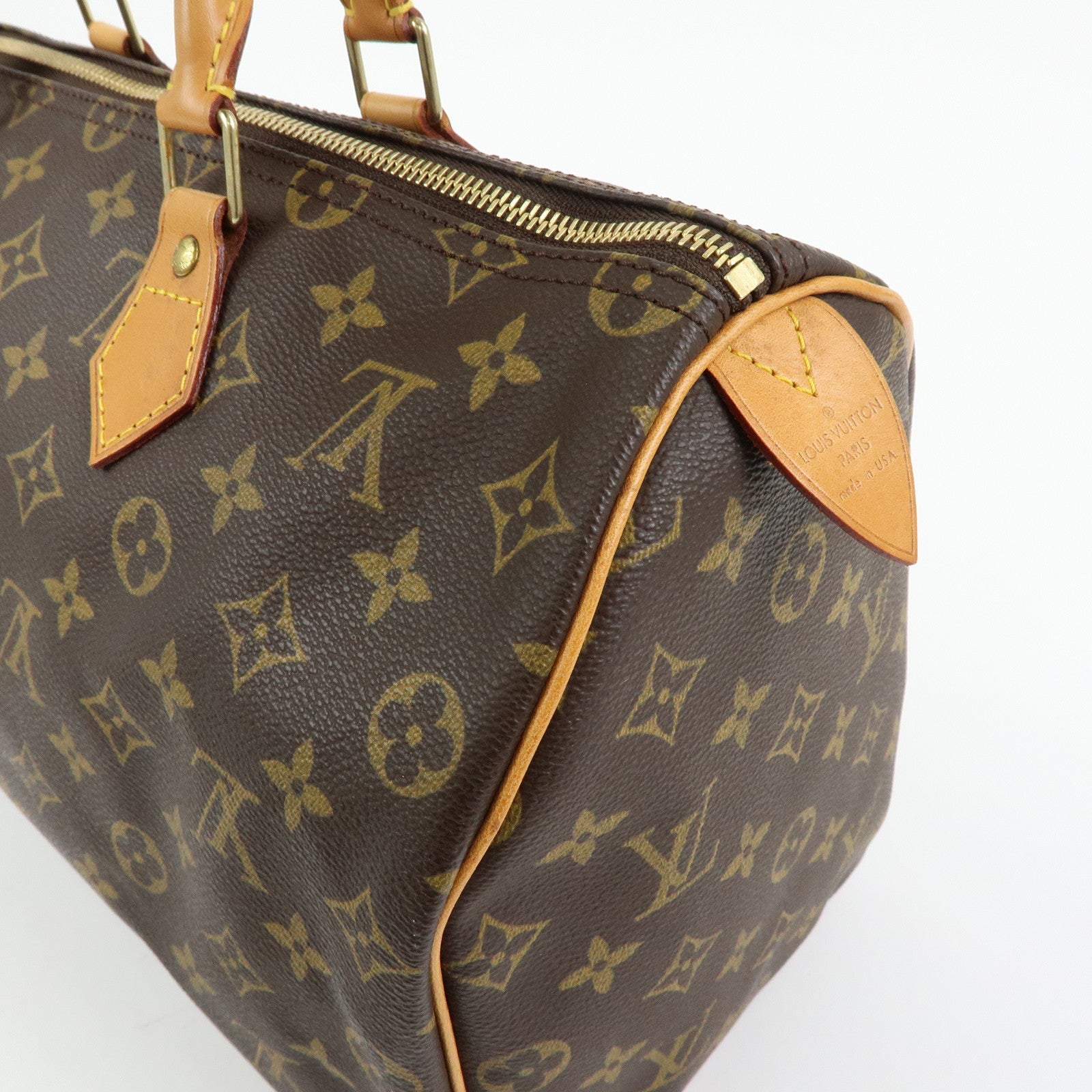 Louis Vuitton Monogram Speedy 35 Boston Bag Hand Bag M41524