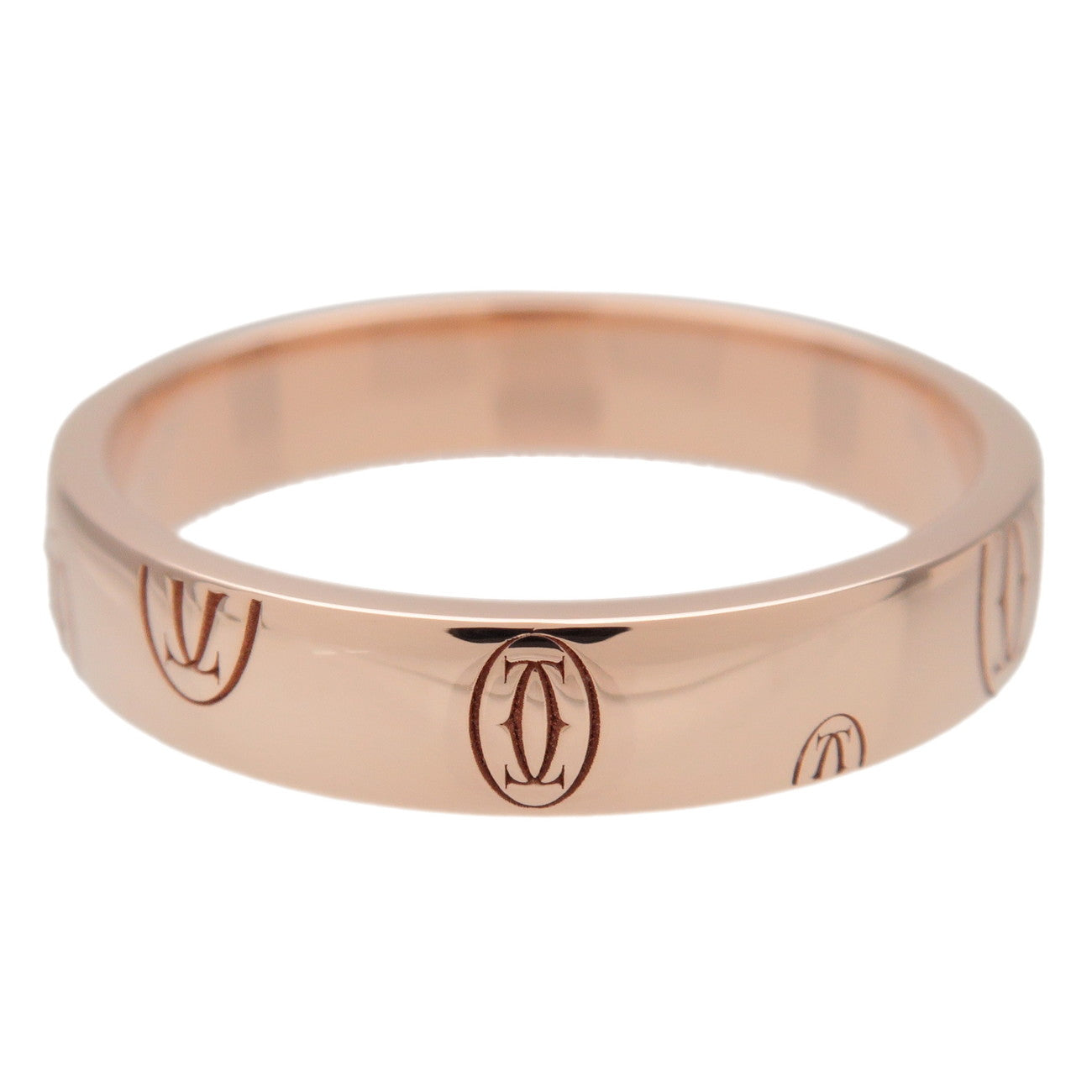 Cartier Happy Birthday Ring K18 750PG Rose Gold #56 US7.5-8 EU56