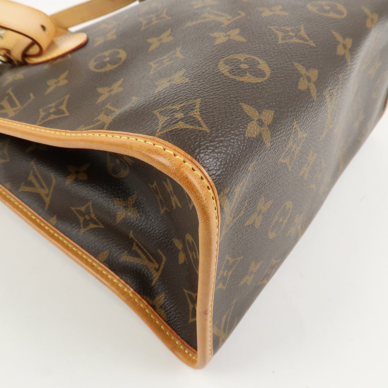 Louis Vuitton Monogram Popincourt Haut Shoulder Bag Brown M40007