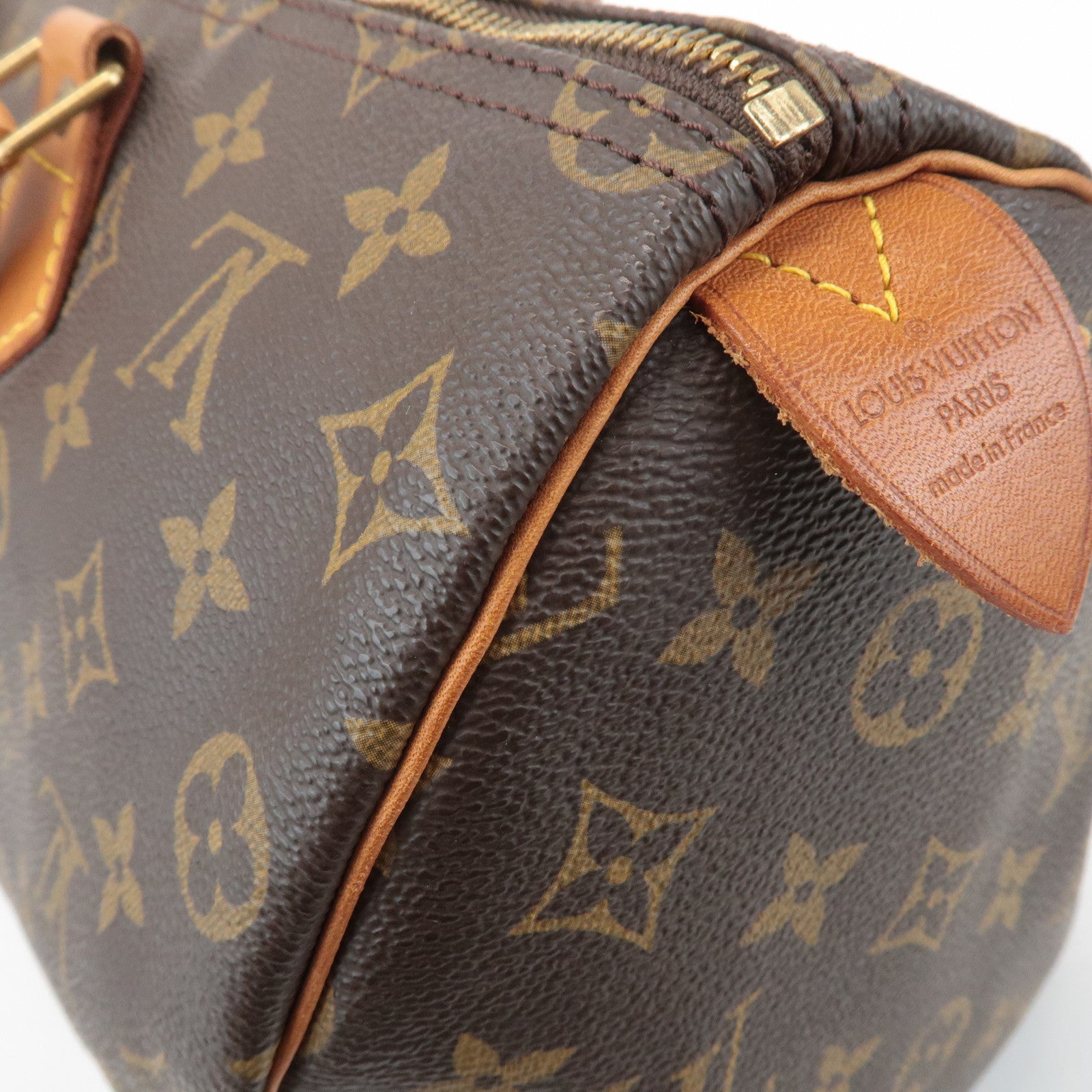 Louis Vuitton Monogram Speedy 30 Hand Bag Boston Bag M41526 Used