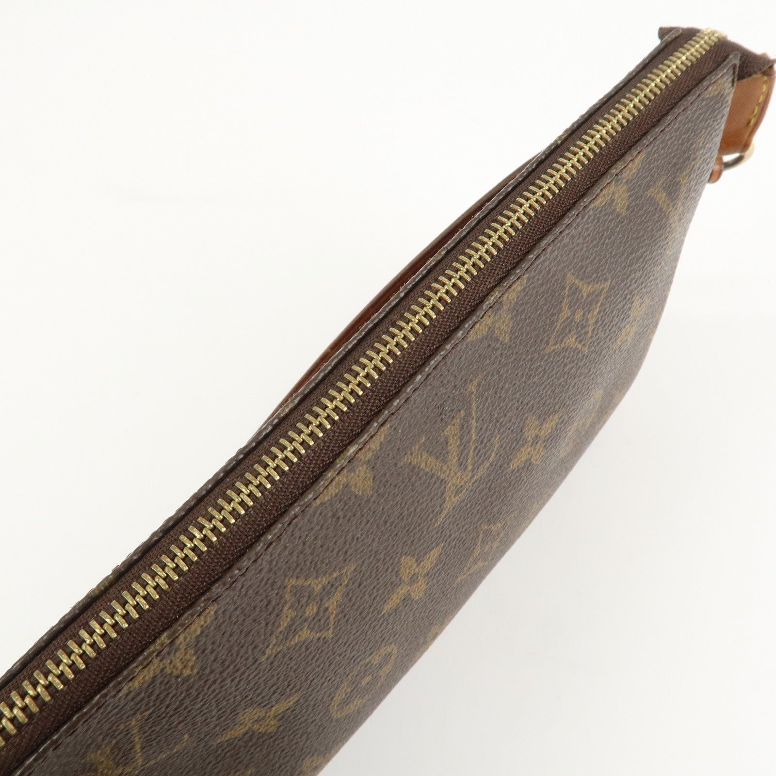 Louis Vuitton Monogram Pochette Accessoires Hand Bag Brown M51980