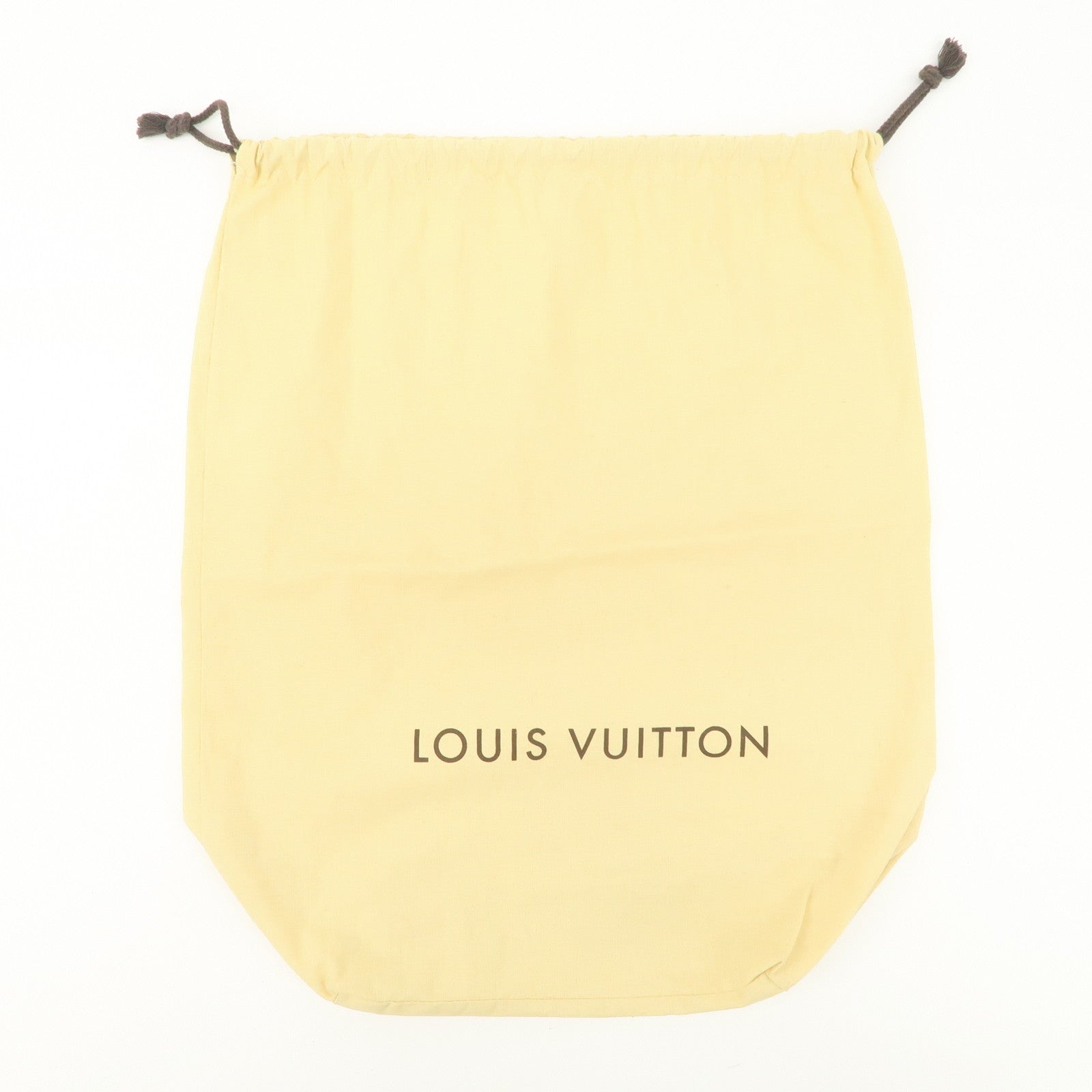 Louis Vuitton Set of 10 Dust Bag Storage Bag Drawstring Style Beige Used