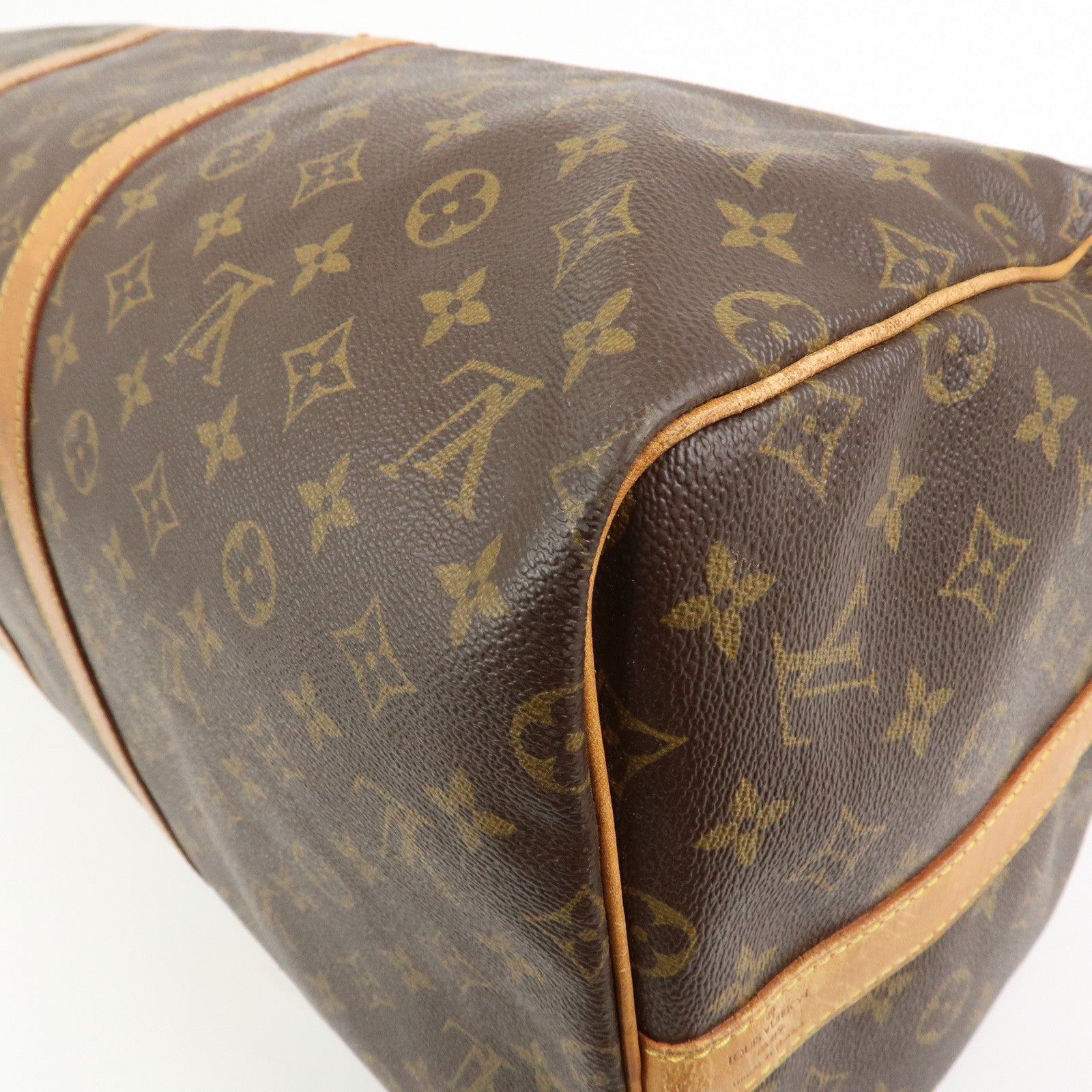 Louis Vuitton Monogram Keep All 55 Bandouliere Boston Bag M56714
