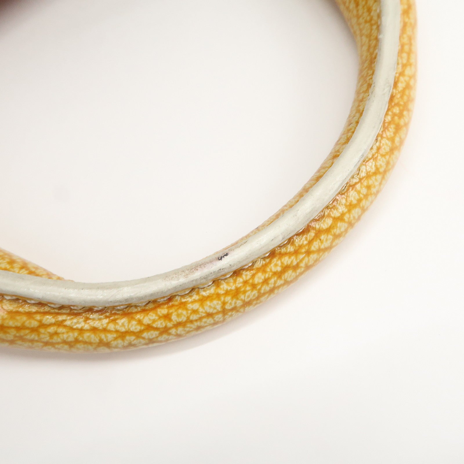 CELINE Macadam Boogie Canvas Leather Hand Bag Red Beige