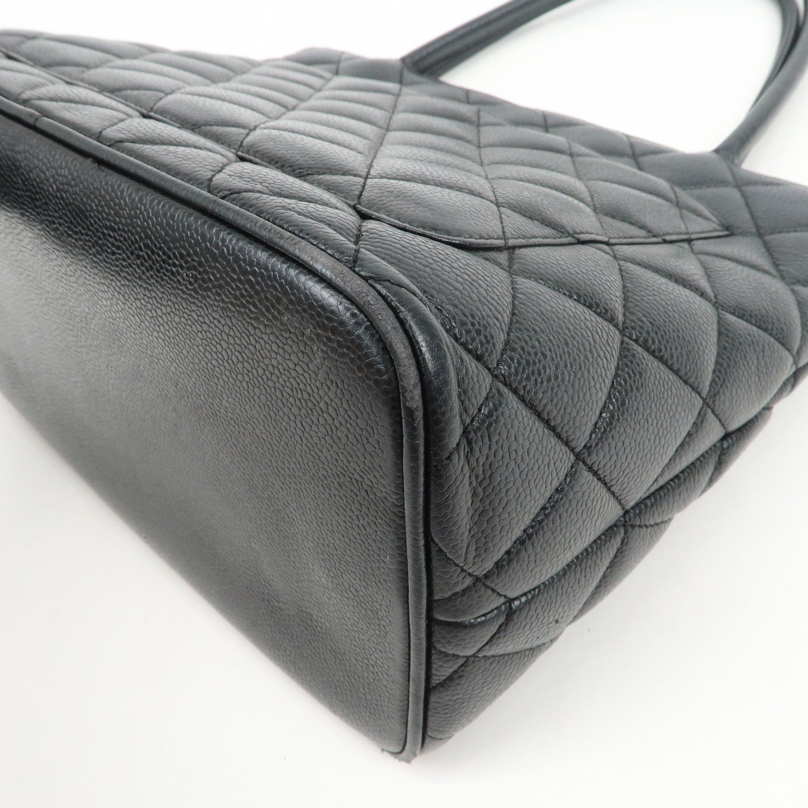 CHANEL COCO Mark Matelasse Medallion Tote Bag Hand Bag A01804