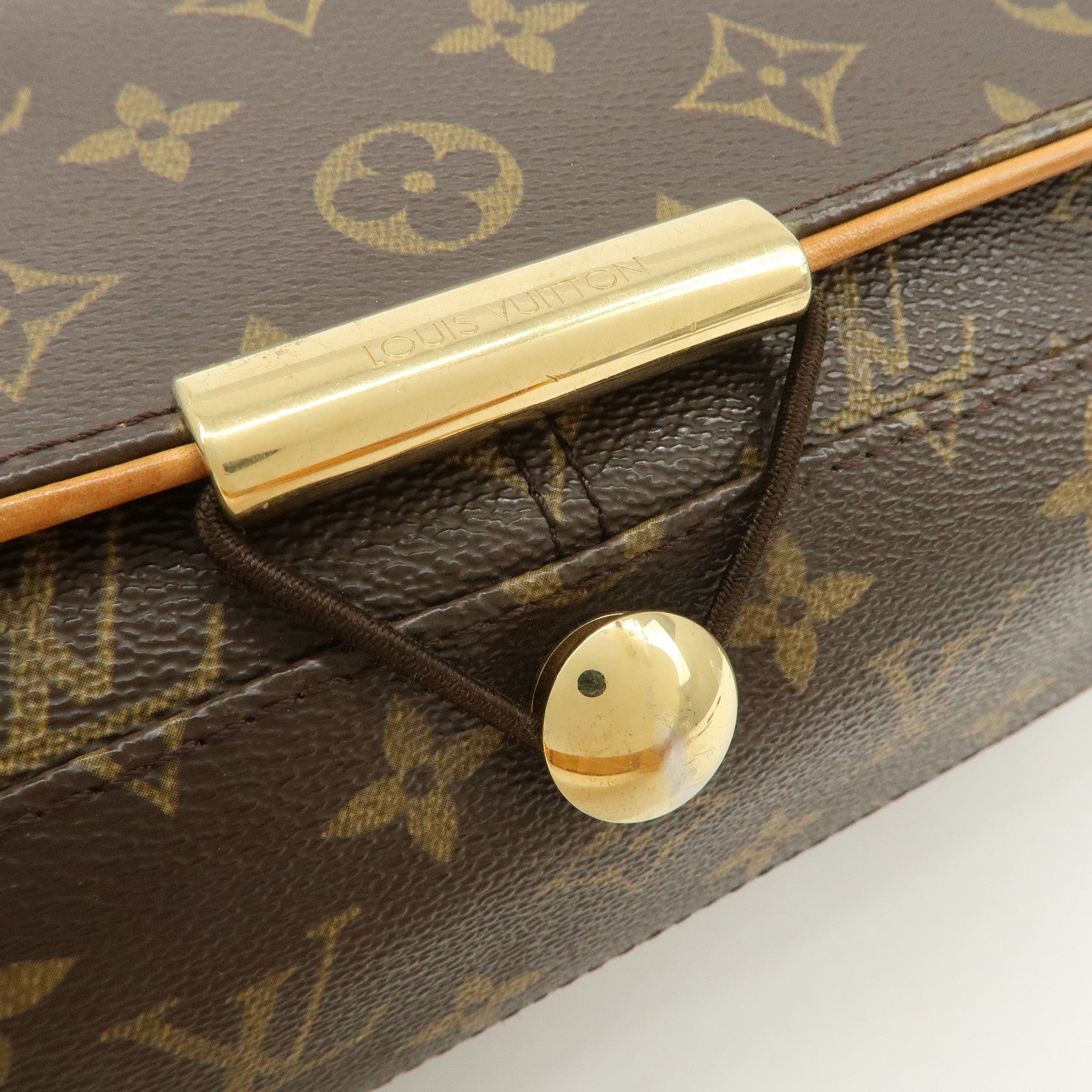 Louis Vuitton Monogram Abbesses Messenger Shoulder Bag Brown M45257