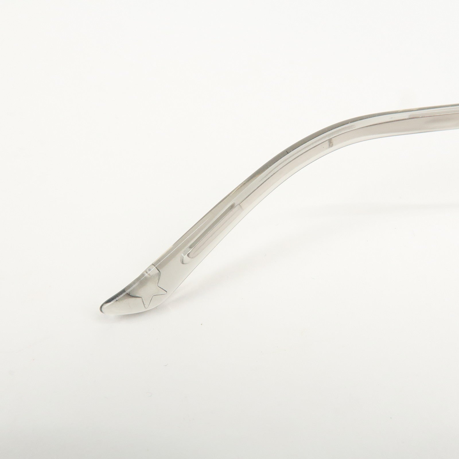 Christian Dior Clear Metal Sunglasses Gray Gradation 65□15 YB7NN Used