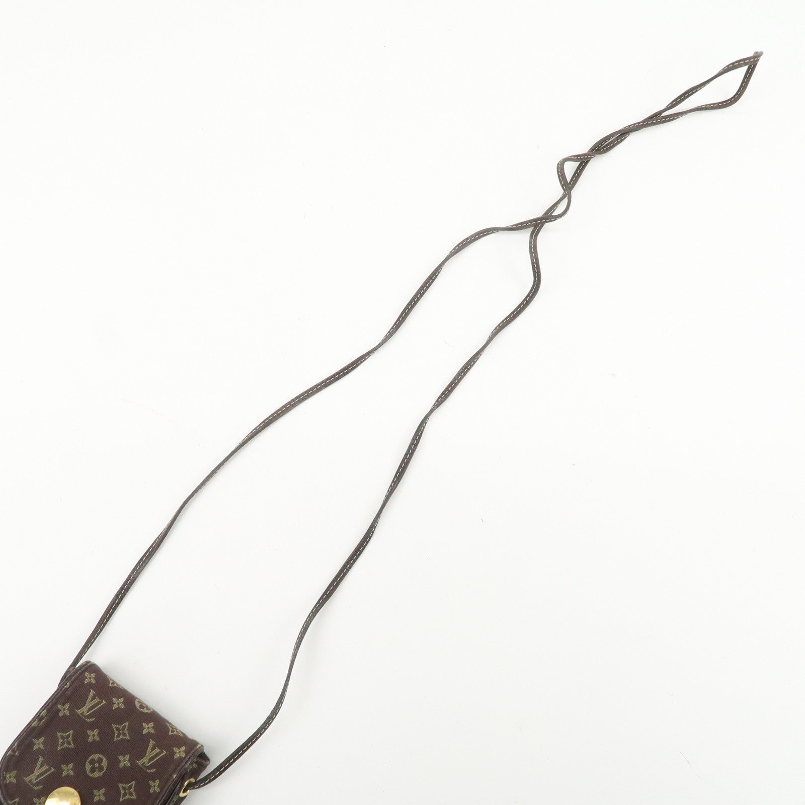 Louis Vuitton Monogram Mini Lin Pochette Cancun Ebene M95313