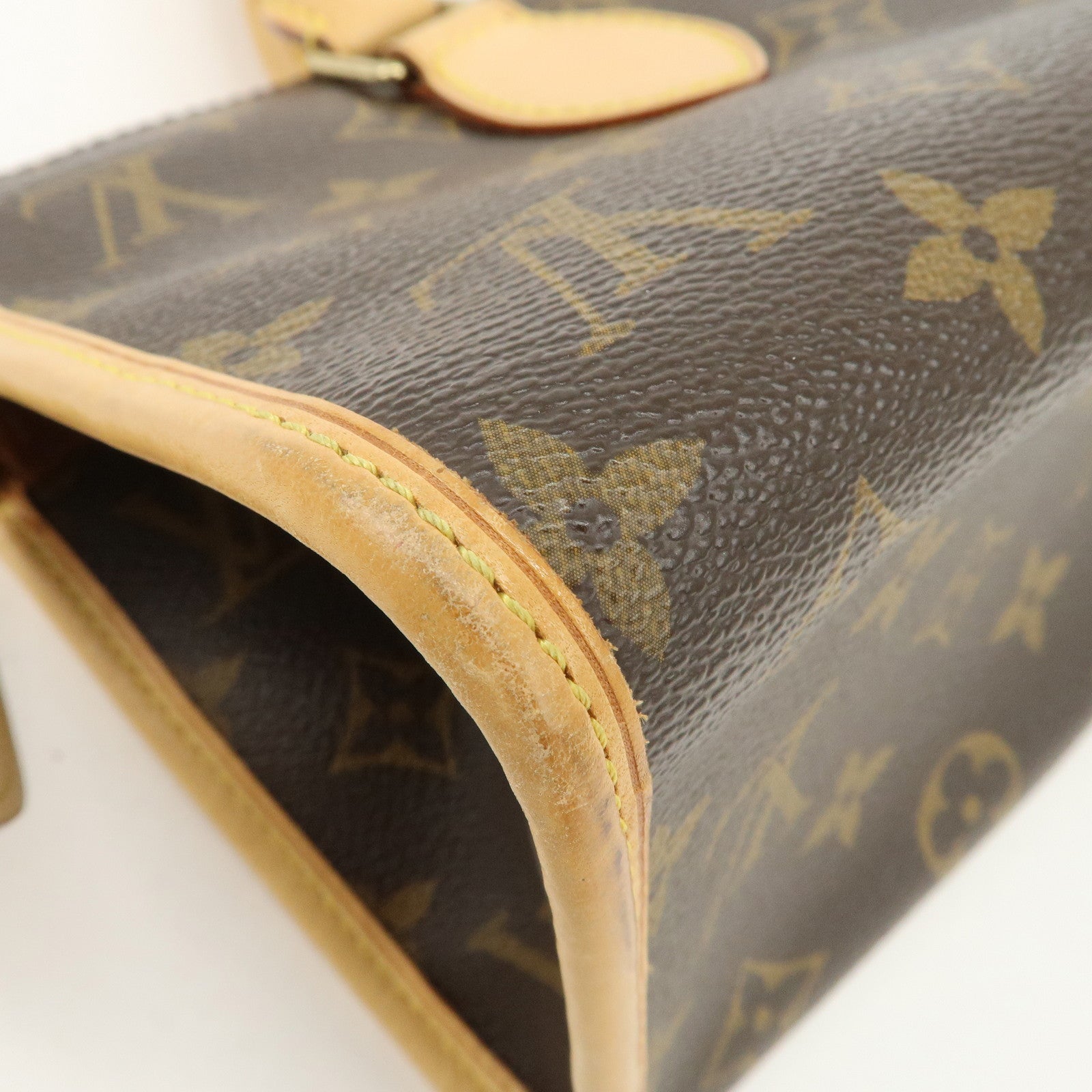 Louis Vuitton Monogram Popincourt Hand Bag Brown M40009