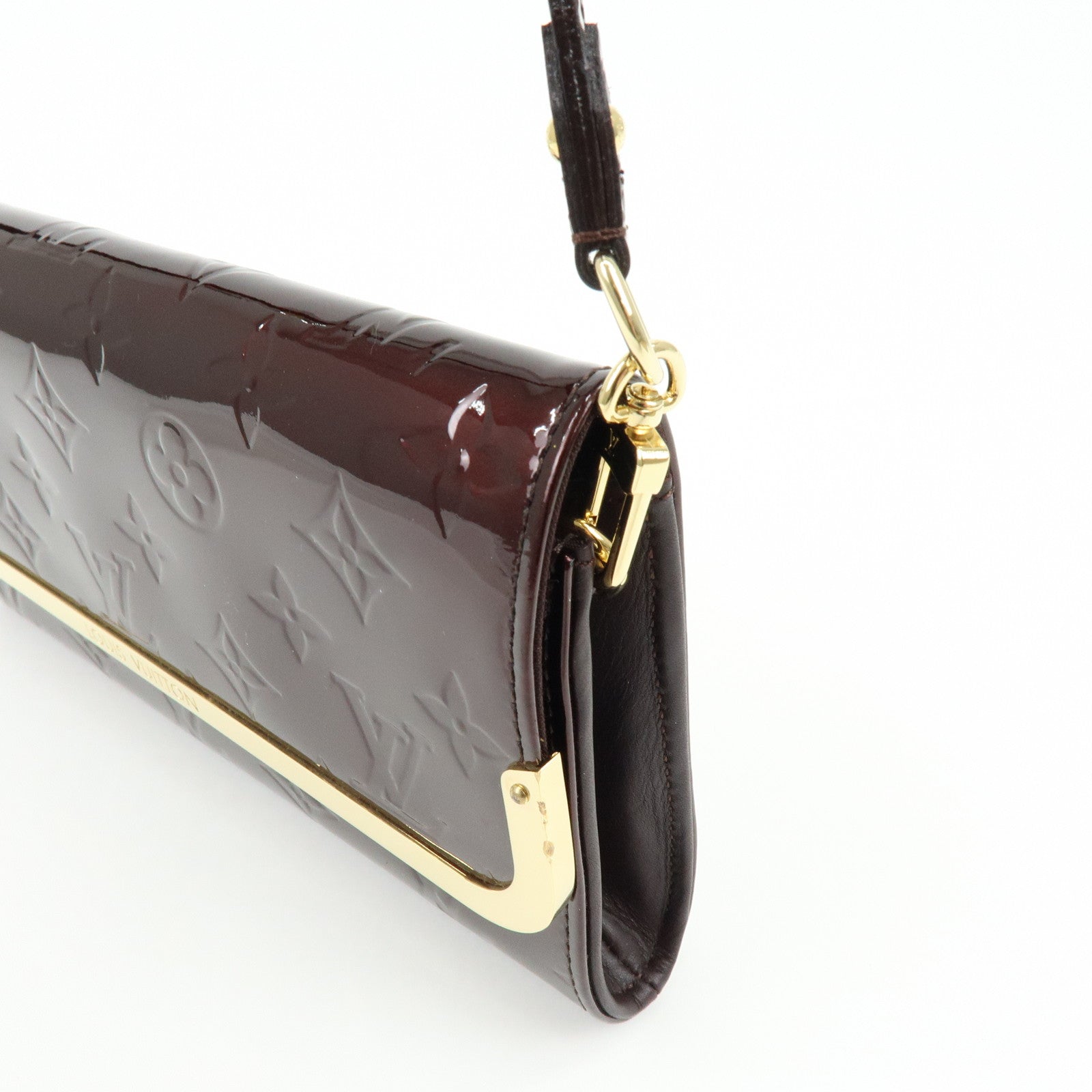 Louis Vuitton Monogram Vernis Leather Rossmore MM Hand Bag M91549