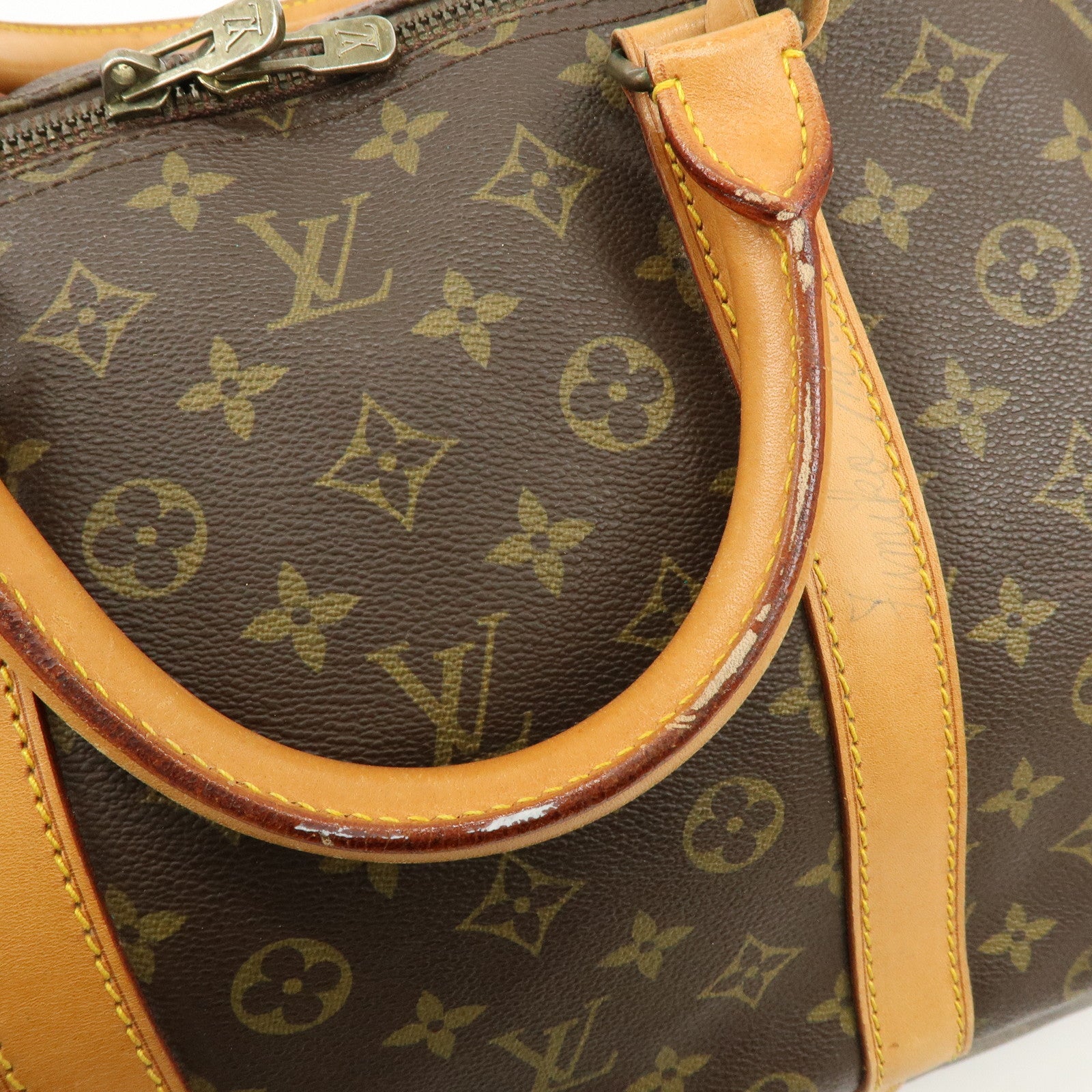 Louis Vuitton Monogram Keep All Bandouliere 60 Boston Bag M41412