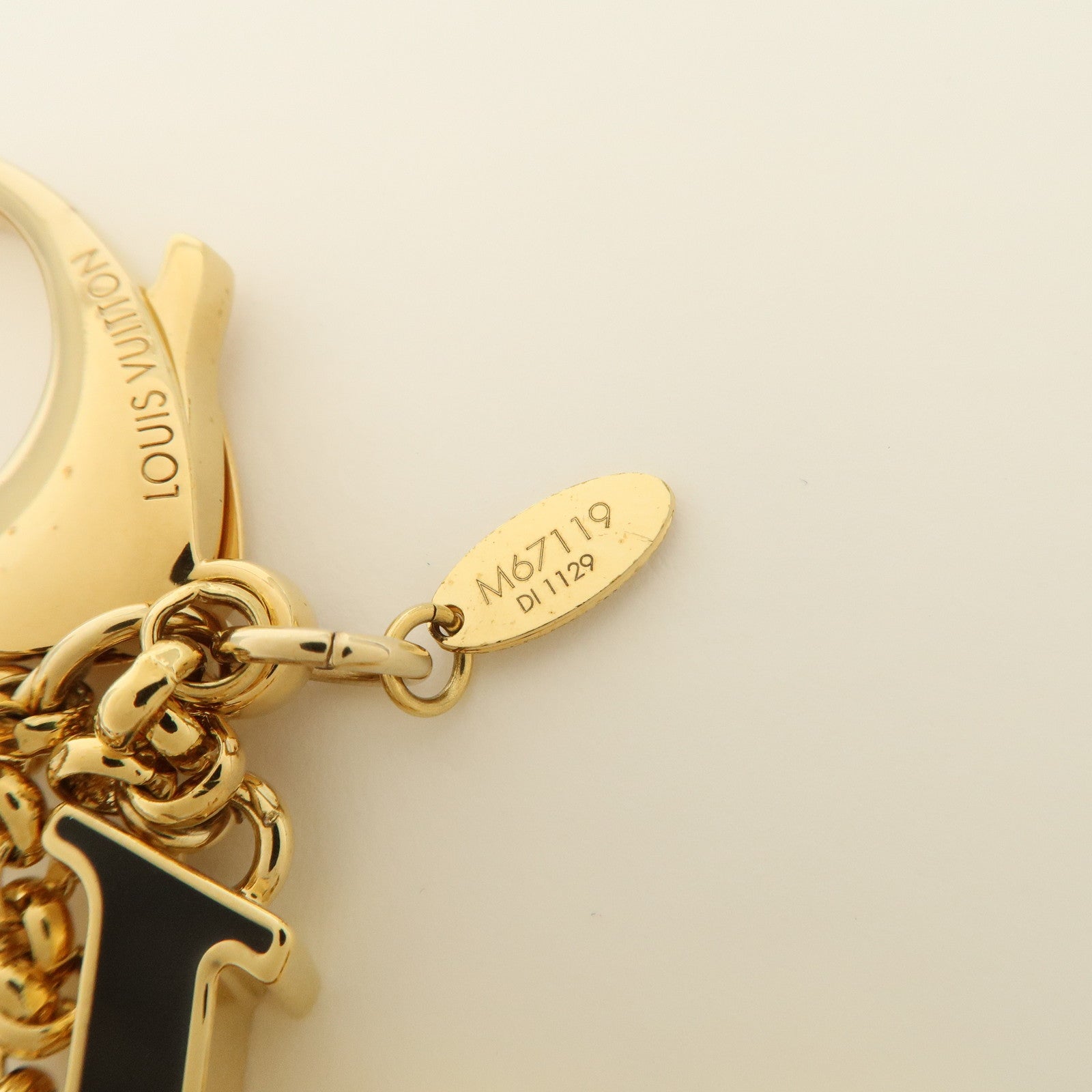 Louis Vuitton Fleur de Monogram Key Chain Bag Charm M67119