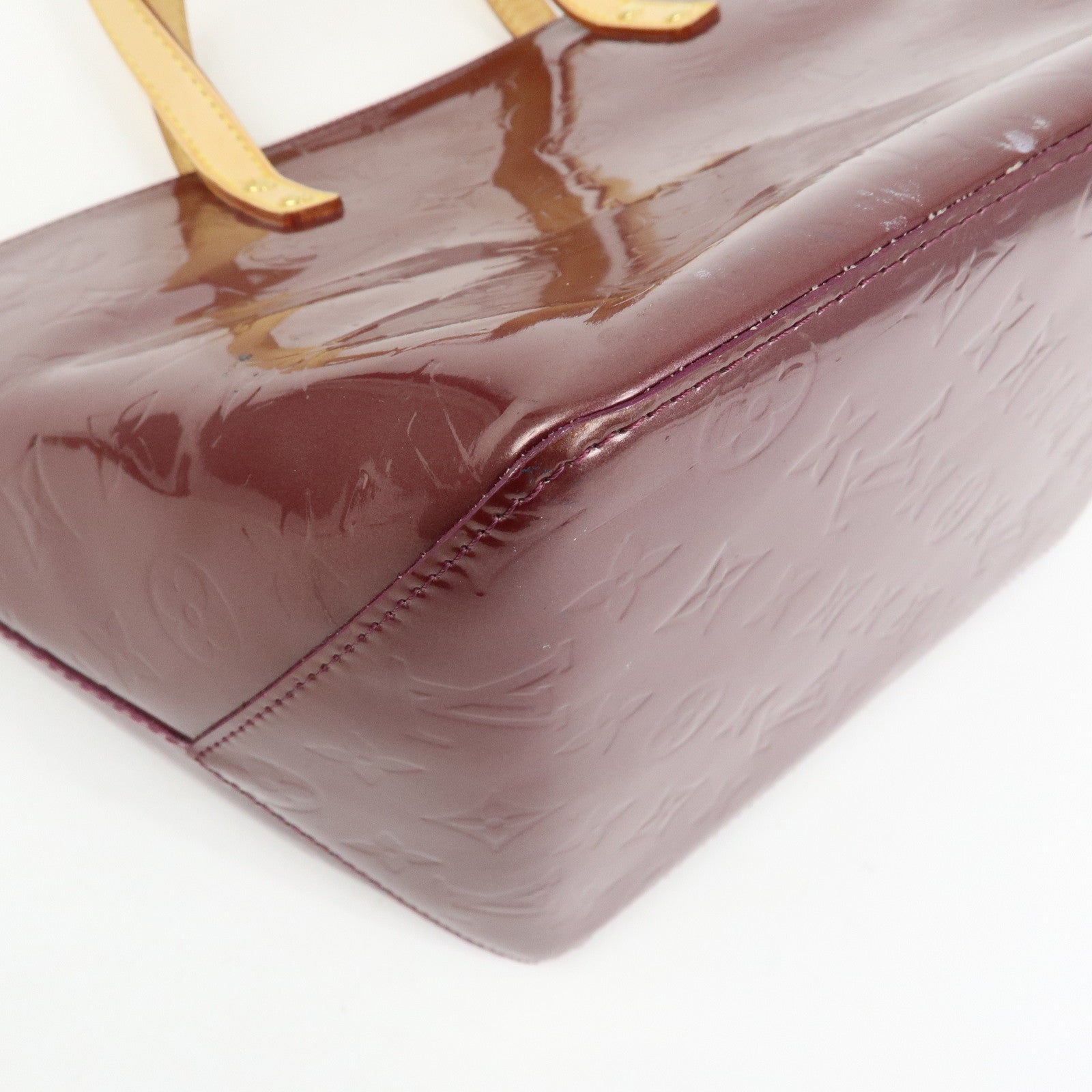 Louis Vuitton Monogram Vernis Bellevue PM Hand Bag Violet M93584