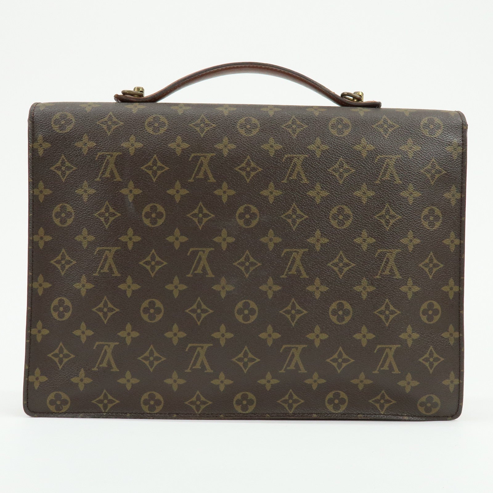 Louis Vuitton Monogram Porte Documents Bandoulière Brown M53338