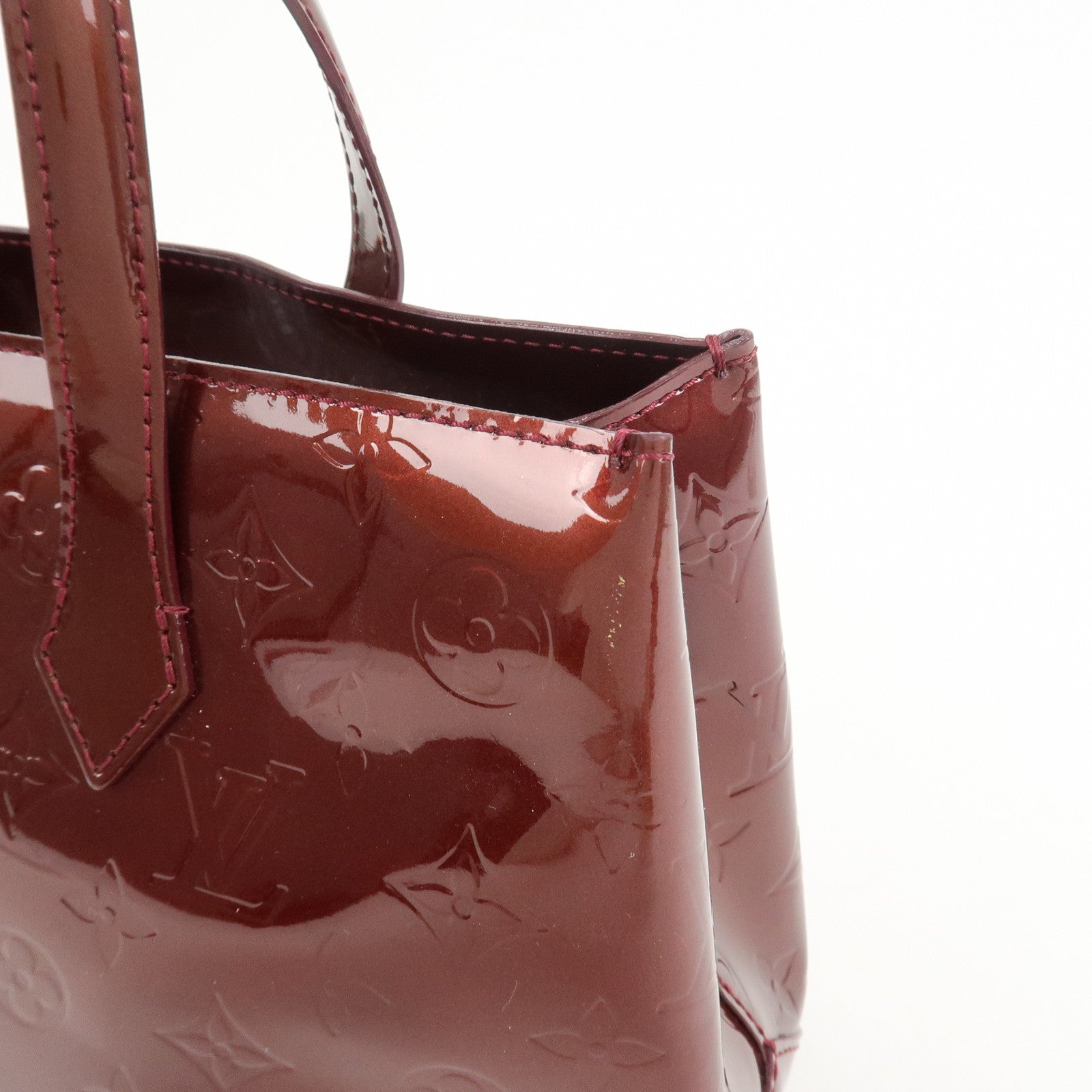 Louis Vuitton Monogram Vernis Wilshire PM Rouge Faurviste M91644