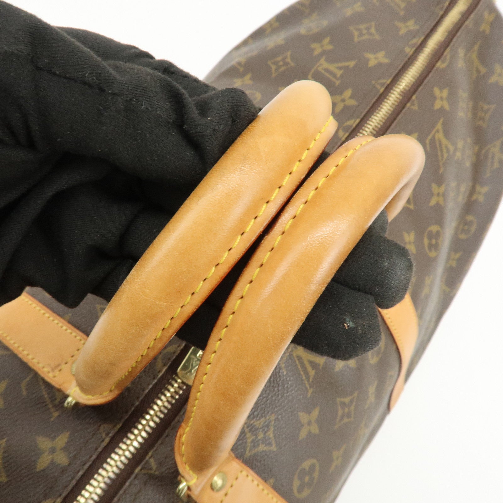 Louis Vuitton Monogram Keep All Bandouliere 55 Boston Bag M41414