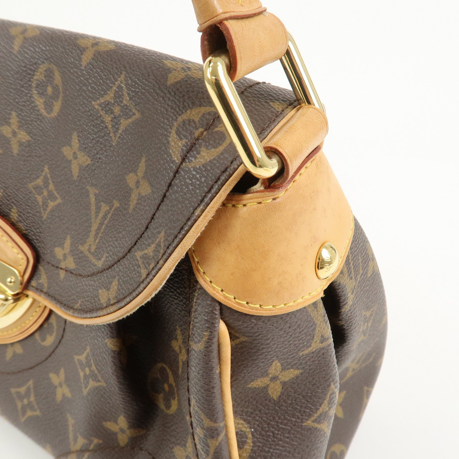 Louis Vuitton Monogram Beverly MM Shoulder Bag Brown M40121