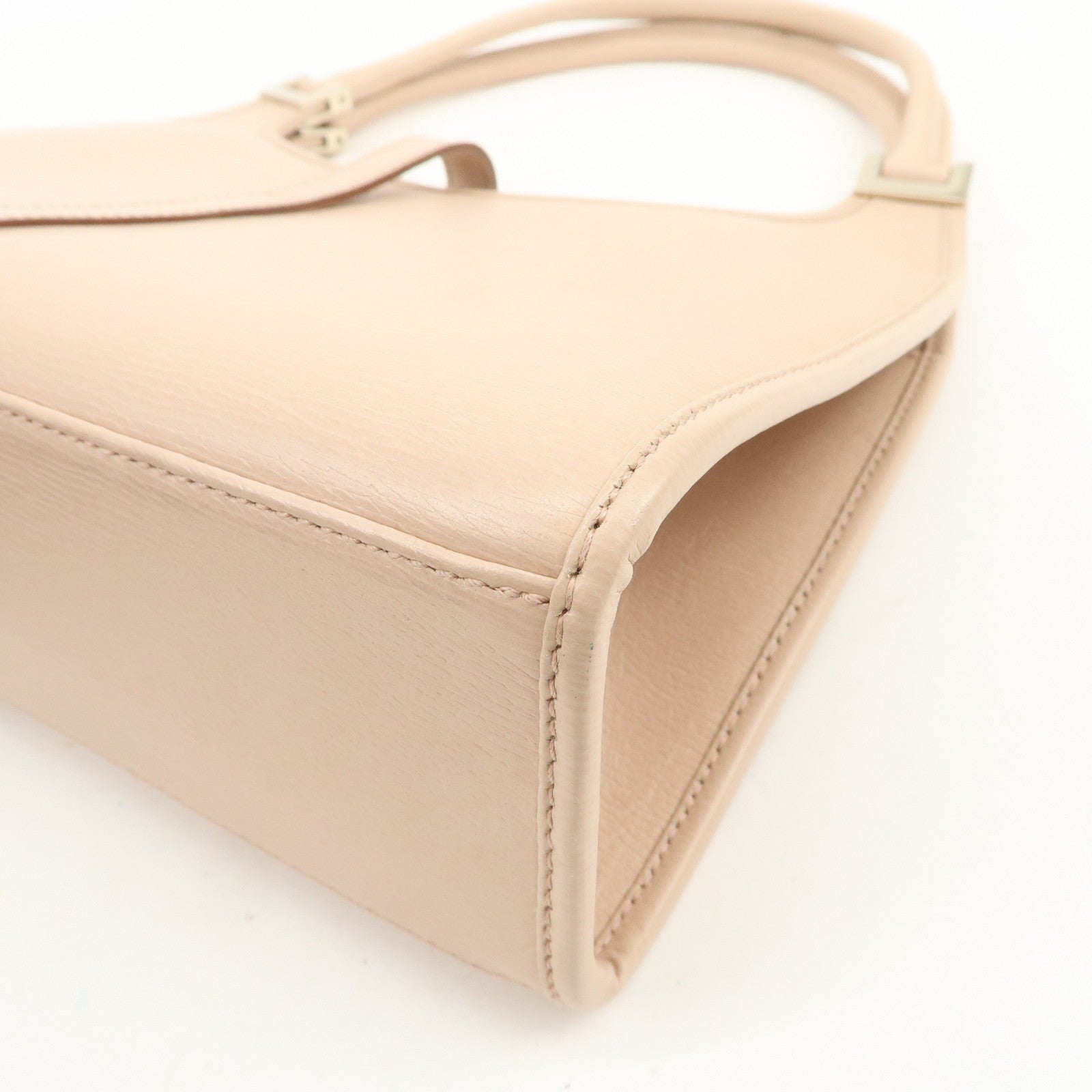 GUCCI Jackie Leather Shoulder Bag Hand Bag Pink 002 1068