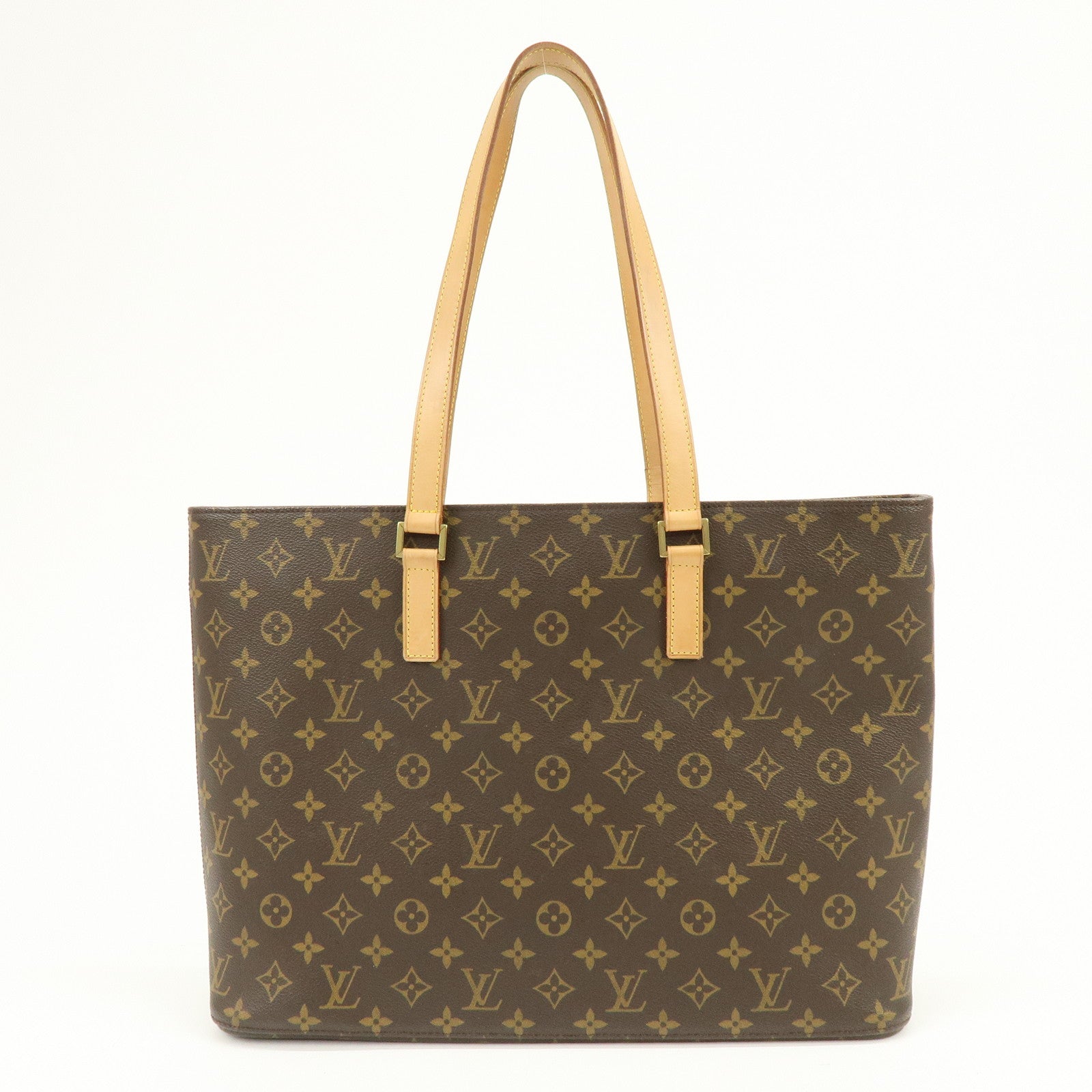 Louis Vuitton Monogram Luco Tote Bag Shoulder Bag Brown M51155