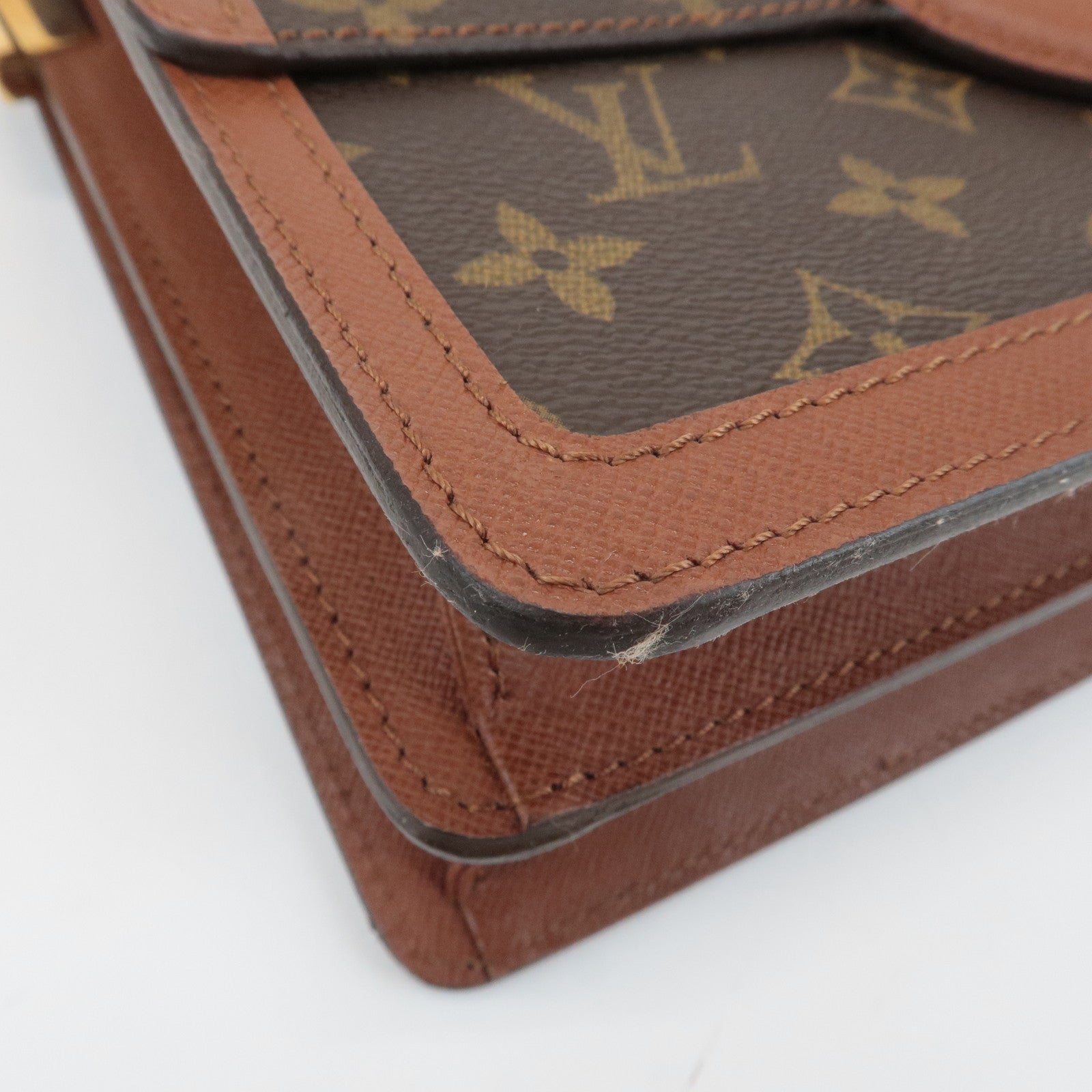 Louis Vuitton Monogram Canvas Leather Raspail Shoulder Bag M51372