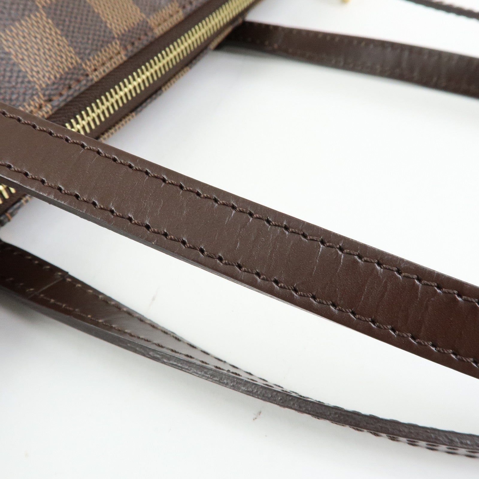 Louis Vuitton Damier Totally PM Canvas Leather Tote Hand Bag N41282