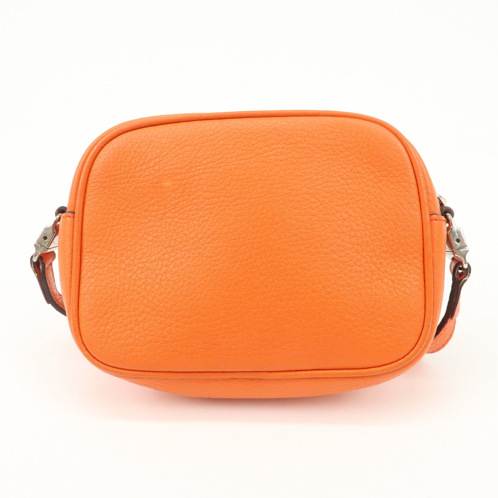 GUCCI SOHO Childrens Leather Mini Shoulder Bag Orange 355202